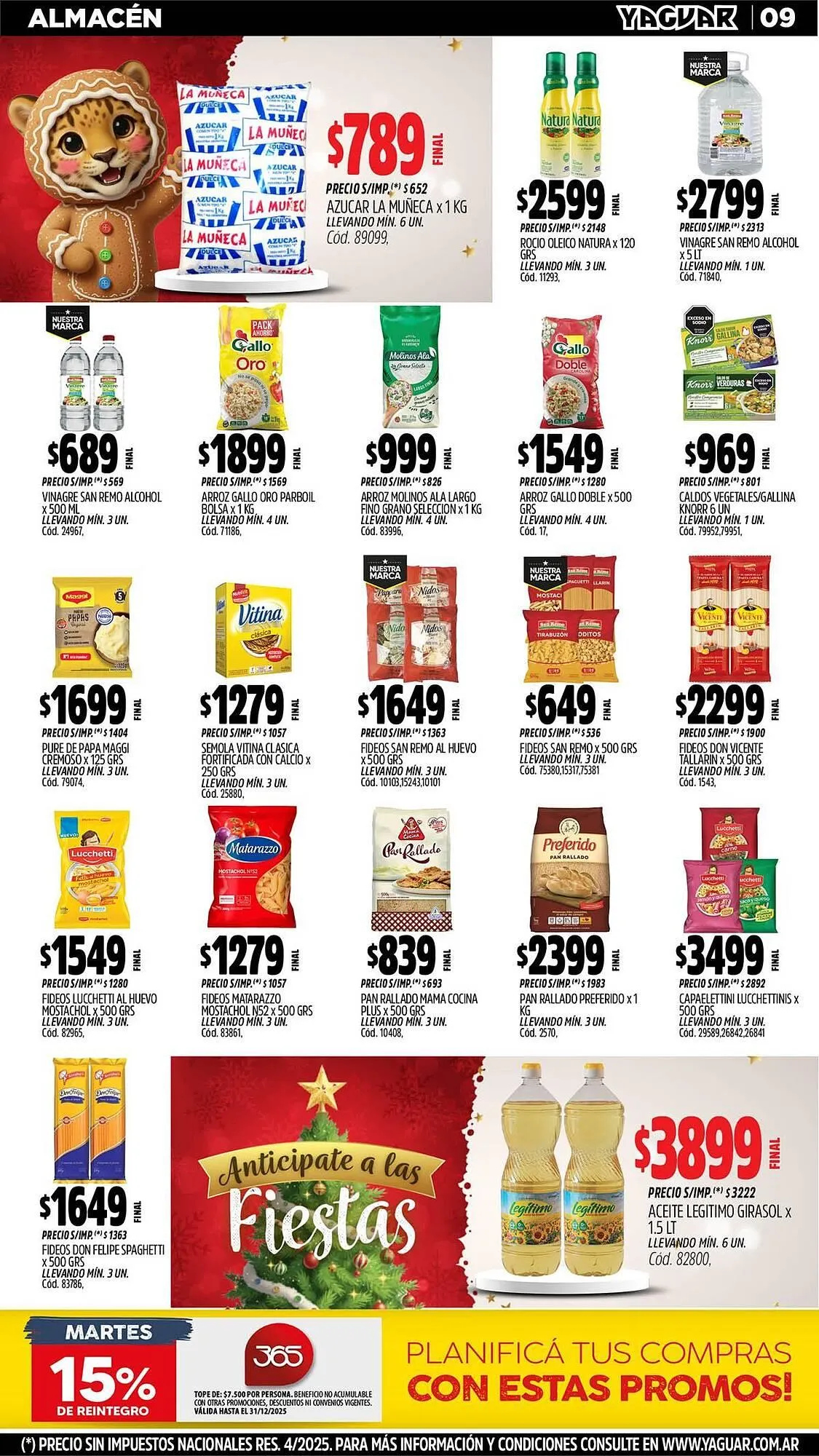 Ofertas de Catálogo Supermercados Yaguar 8 de diciembre al 14 de diciembre 2025 - Página 12 del catálogo