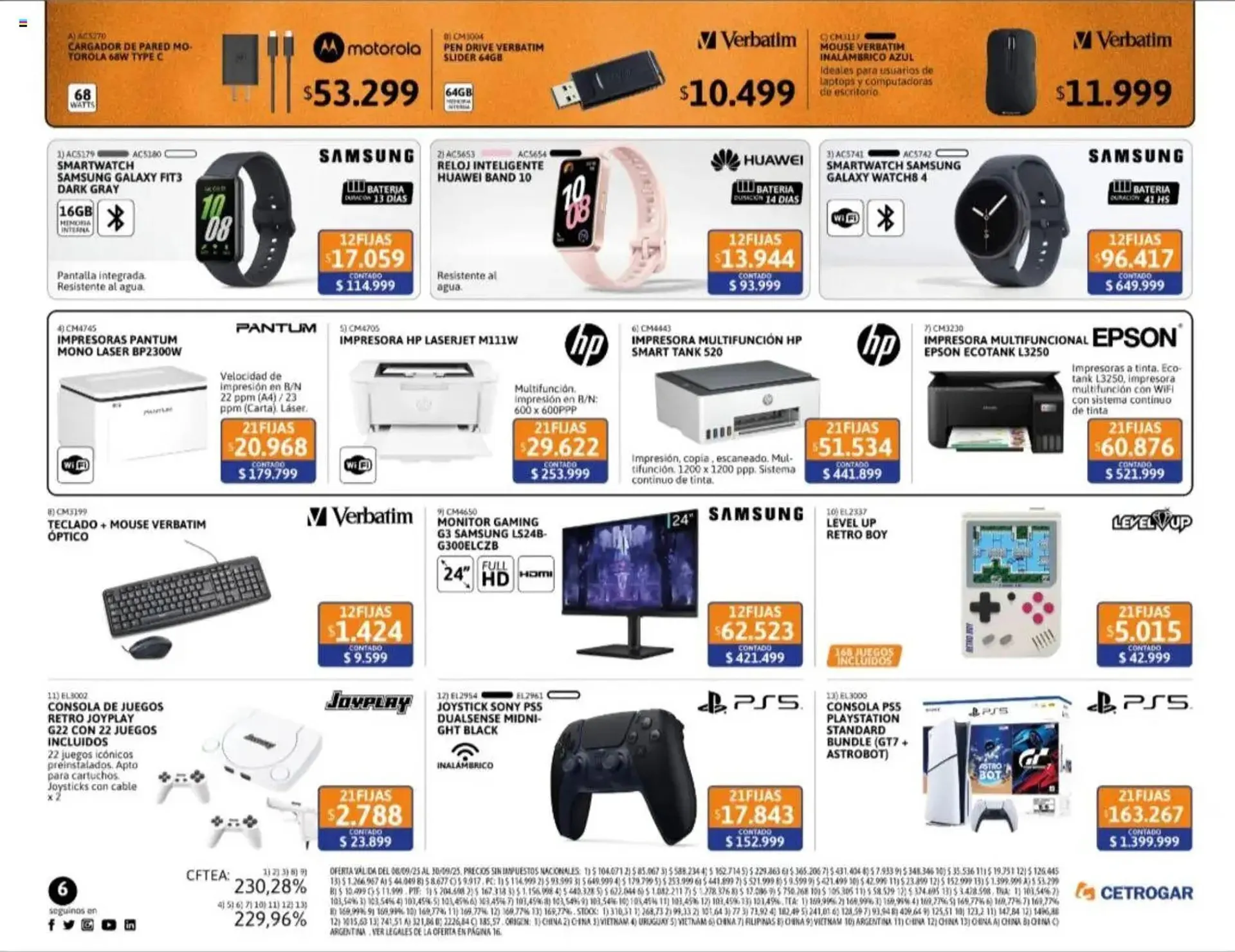 Ofertas de Catálogo Cetrogar 22 de septiembre al 1 de octubre 2025 - Página 6 del catálogo