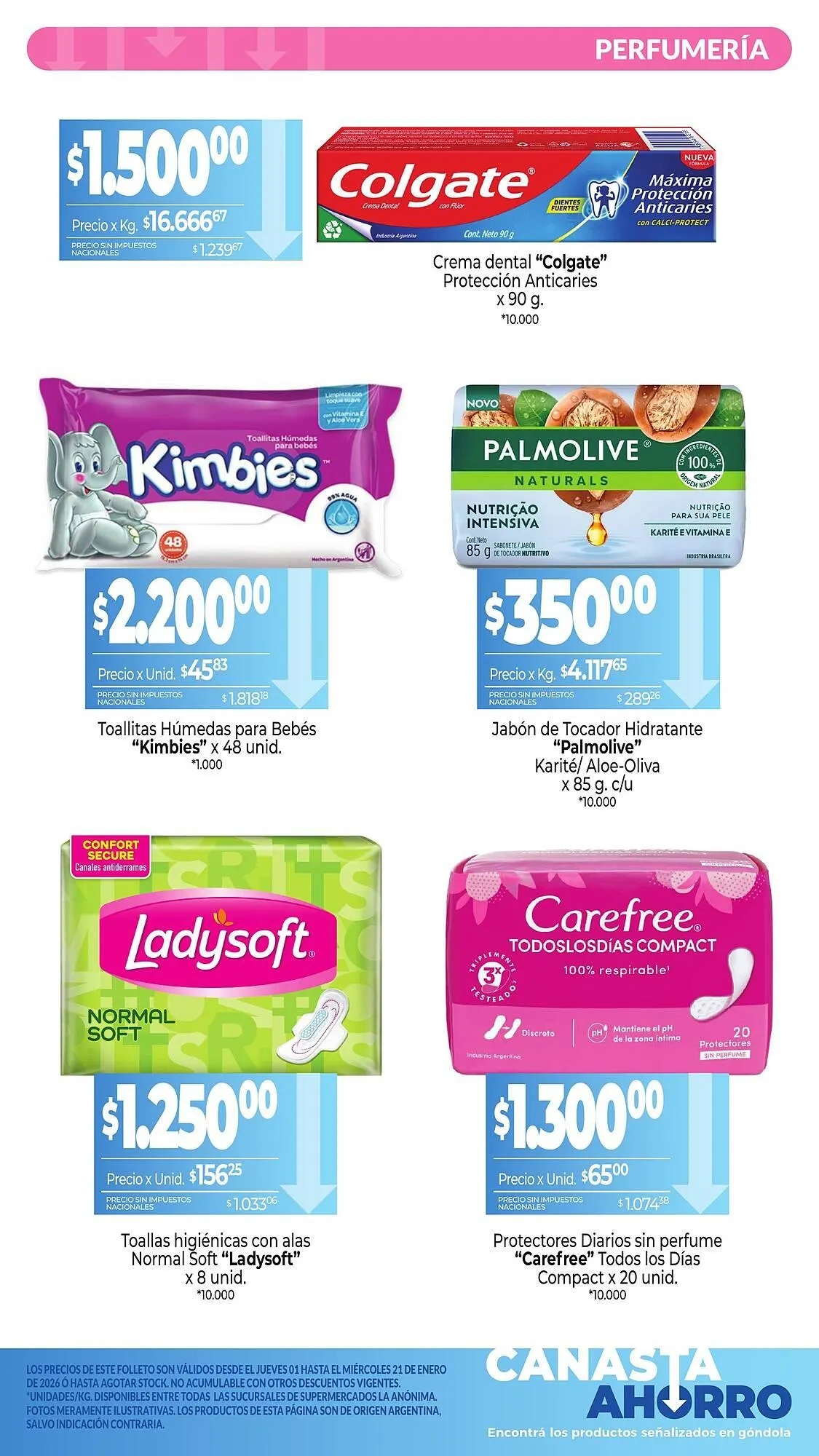 Ofertas de Catálogo La Anonima 8 de enero al 21 de enero 2026 - Página 7 del catálogo