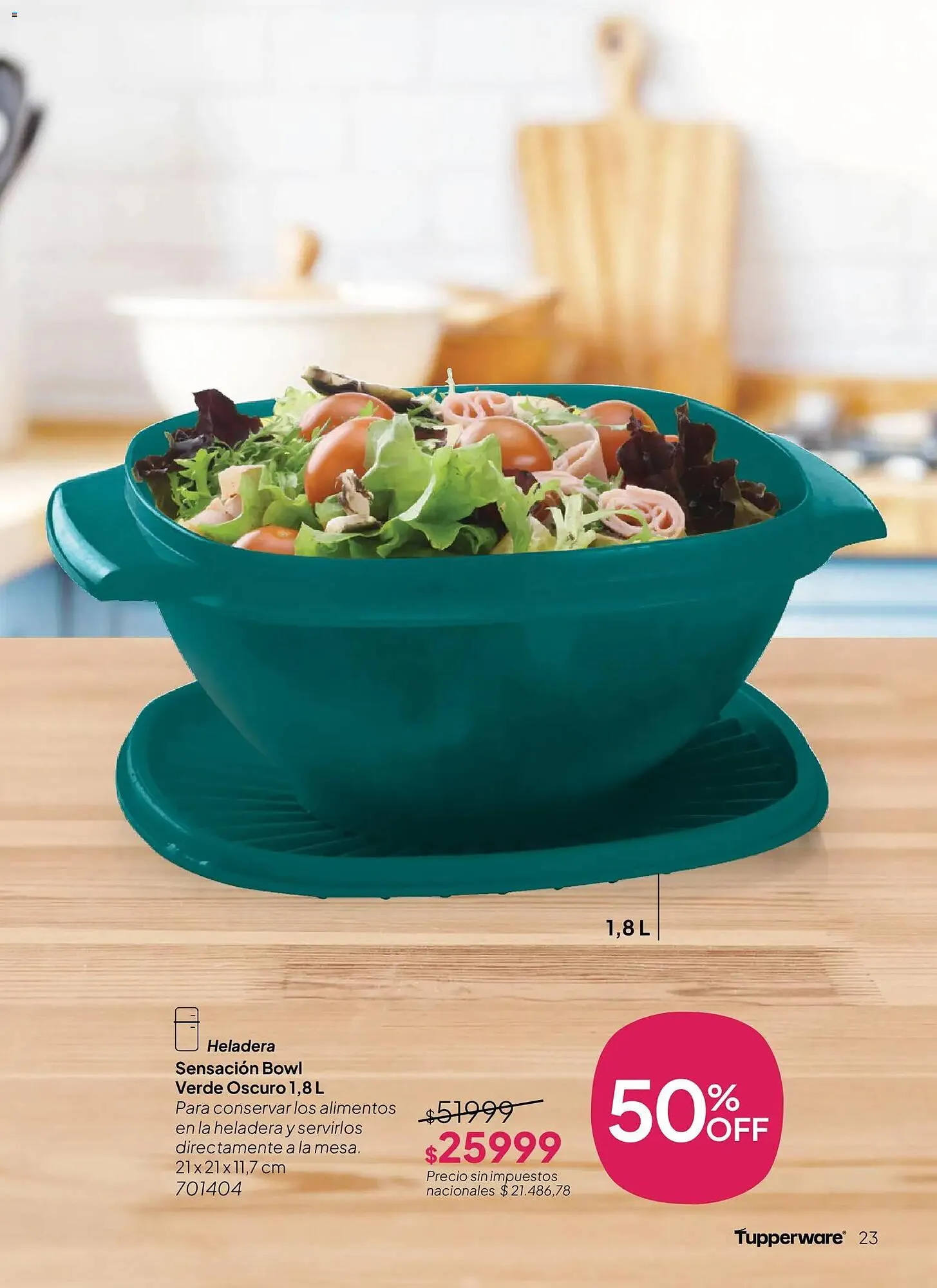 Ofertas de Folleto Tupperware 10 de noviembre al 24 de noviembre 2025 - Página 23 del catálogo