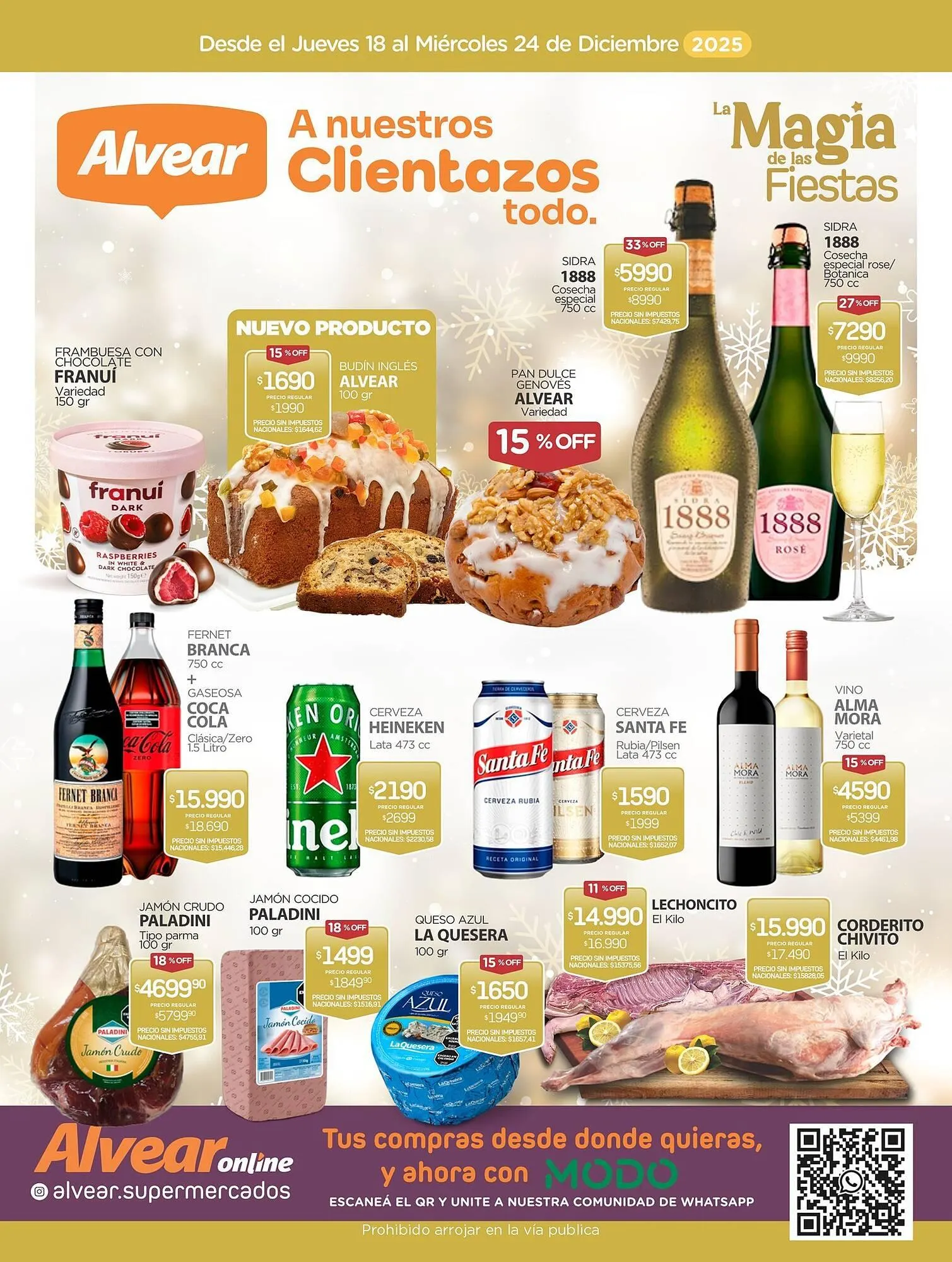 Ofertas de Catálogo Alvear 18 de diciembre al 24 de diciembre 2025 - Página 1 del catálogo