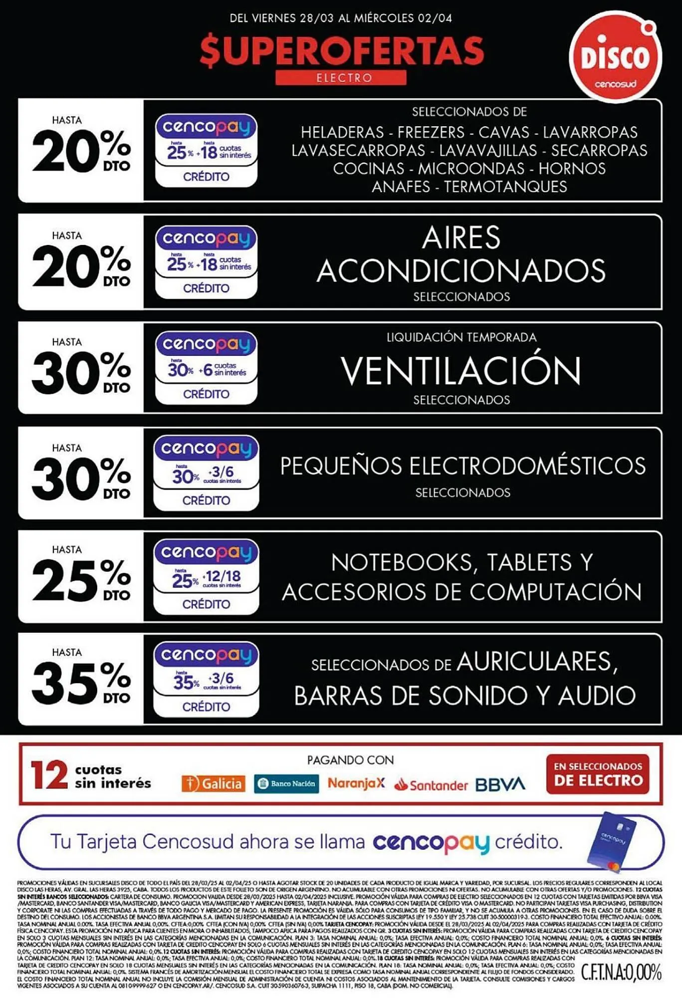 Ofertas de Catálogo Disco 29 de marzo al 2 de abril 2025 - Página 1 del catálogo