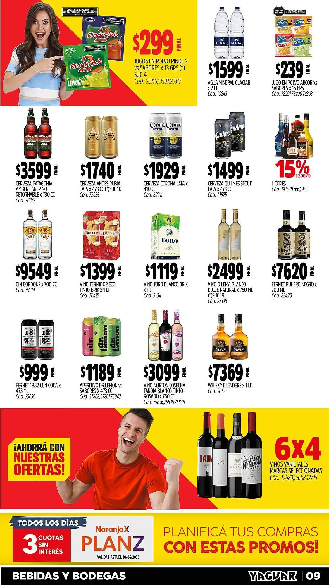 Ofertas de Catálogo Supermercados Yaguar 31 de marzo al 6 de abril 2025 - Página 9 del catálogo