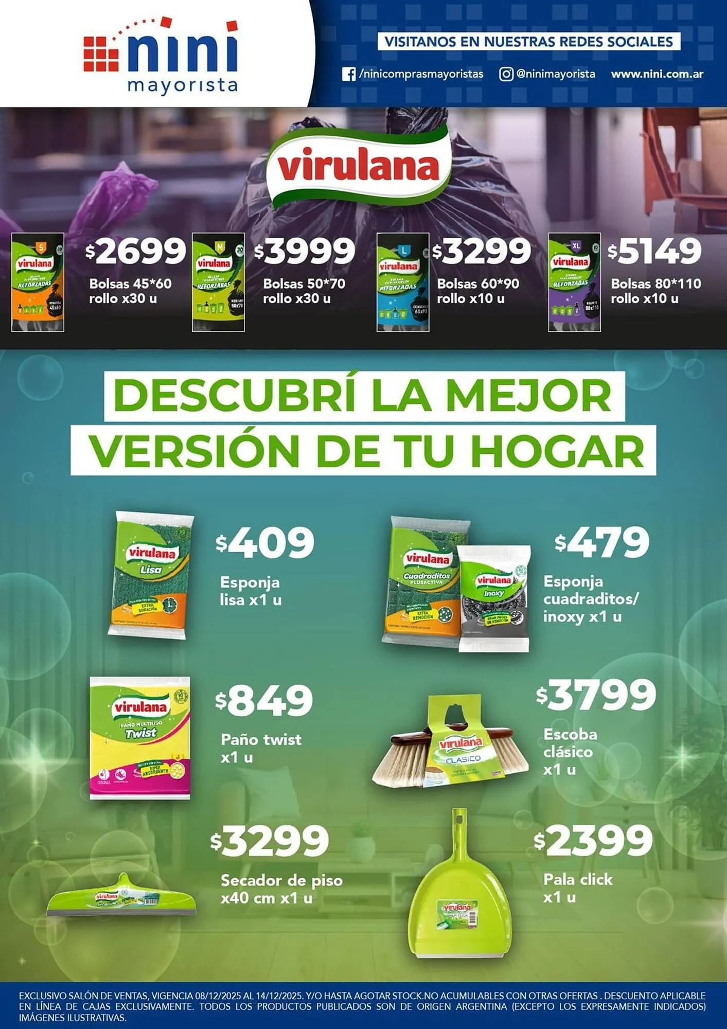Ofertas de Catálogo Nini Mayorista 8 de diciembre al 14 de diciembre 2025 - Página 13 del catálogo