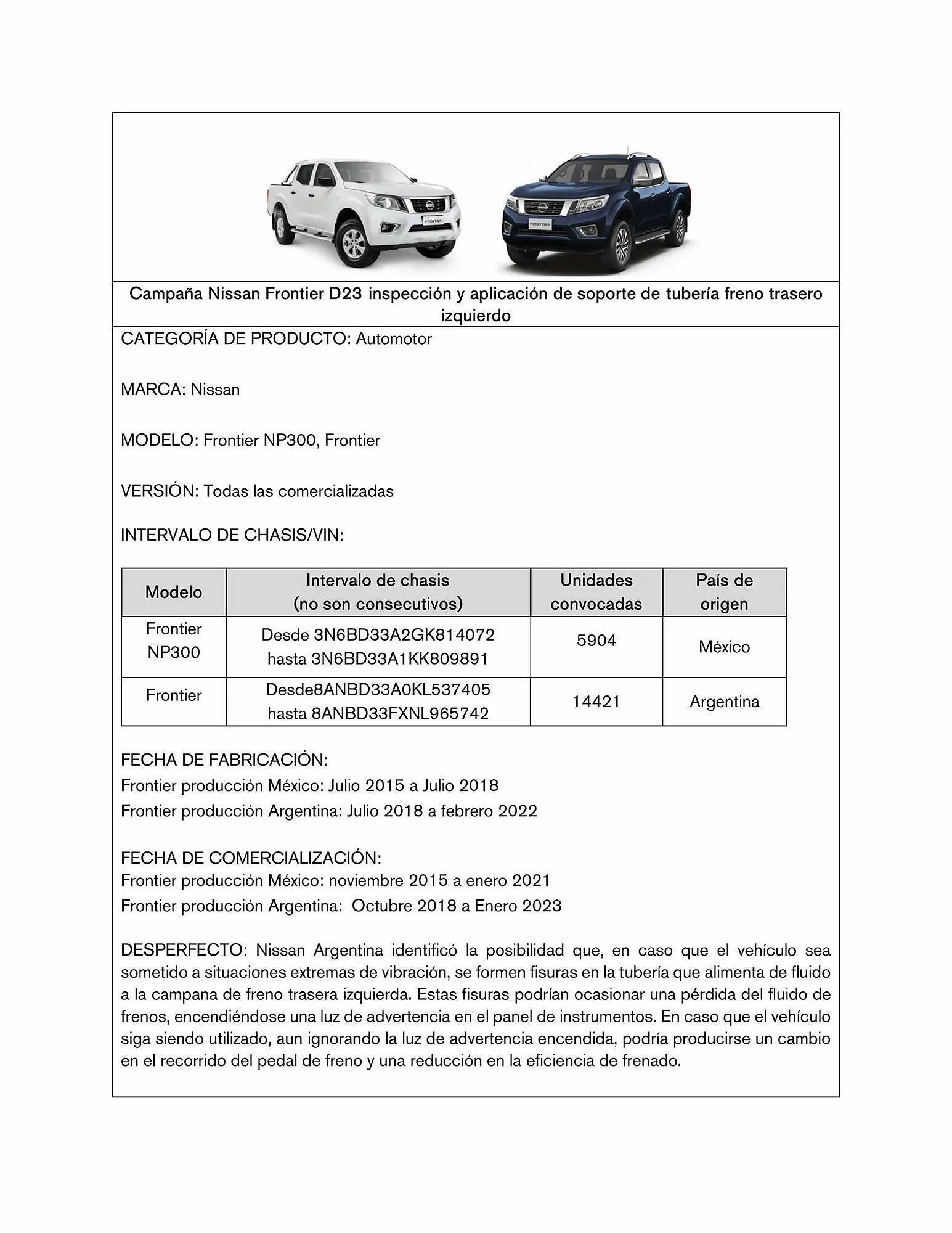 Catálogo Nissan - 1