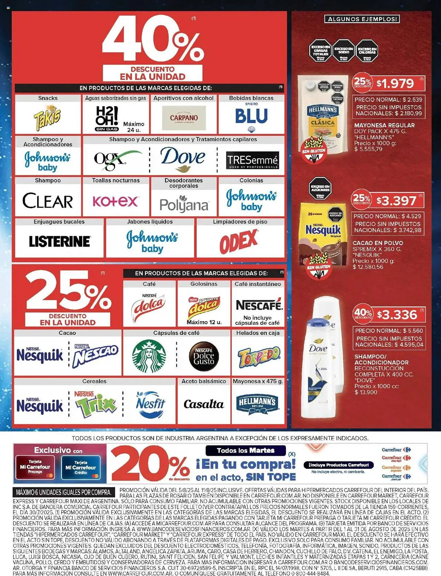Ofertas de Catálogo Carrefour 5 de agosto al 12 de agosto 2025 - Página 7 del catálogo