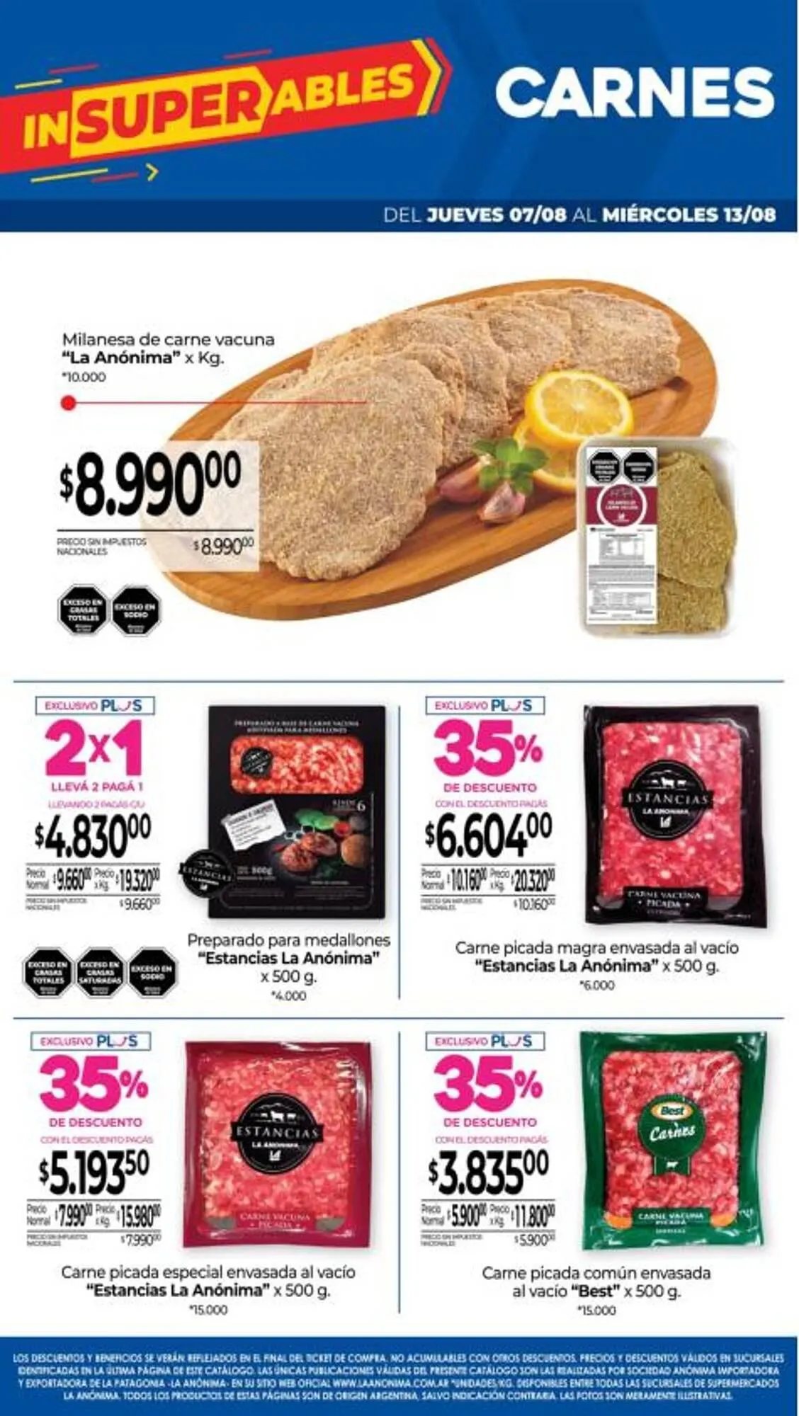 Ofertas de Catálogo La Anonima 7 de agosto al 13 de agosto 2025 - Página 2 del catálogo