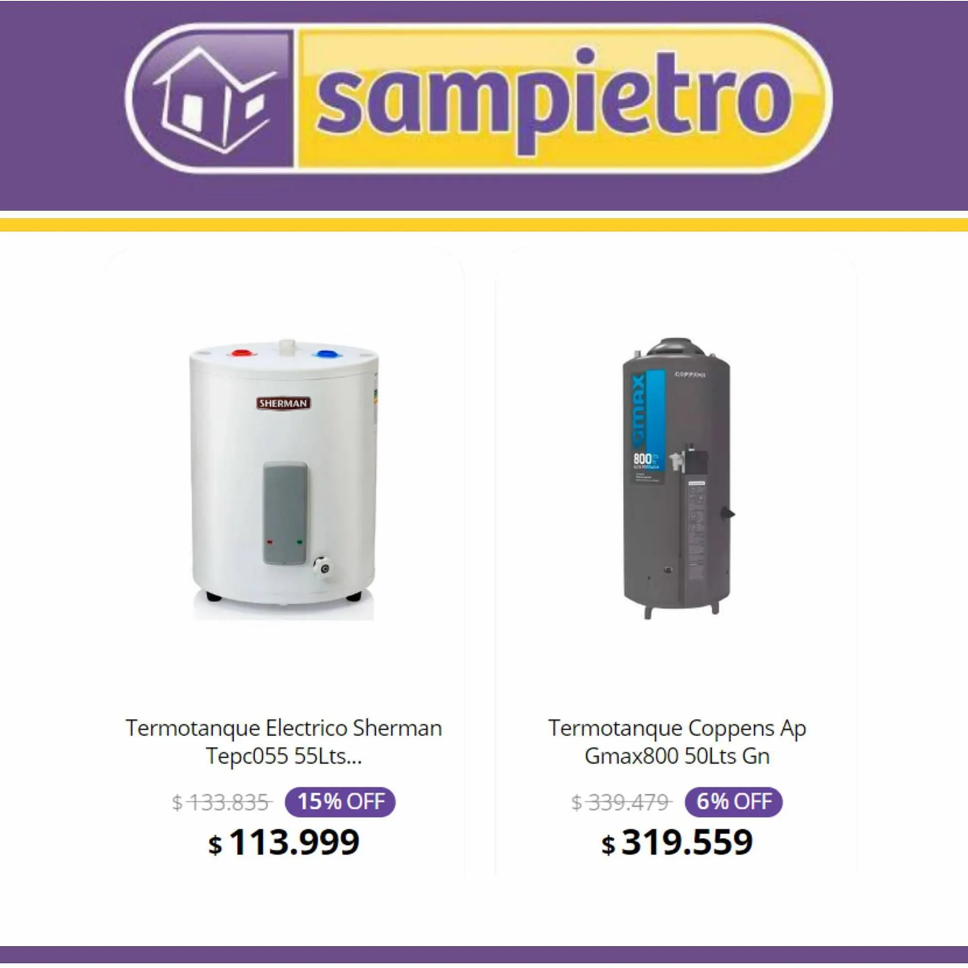 Ofertas de Catálogo Sampietro 29 de agosto al 14 de septiembre 2023 - Página 8 del catálogo