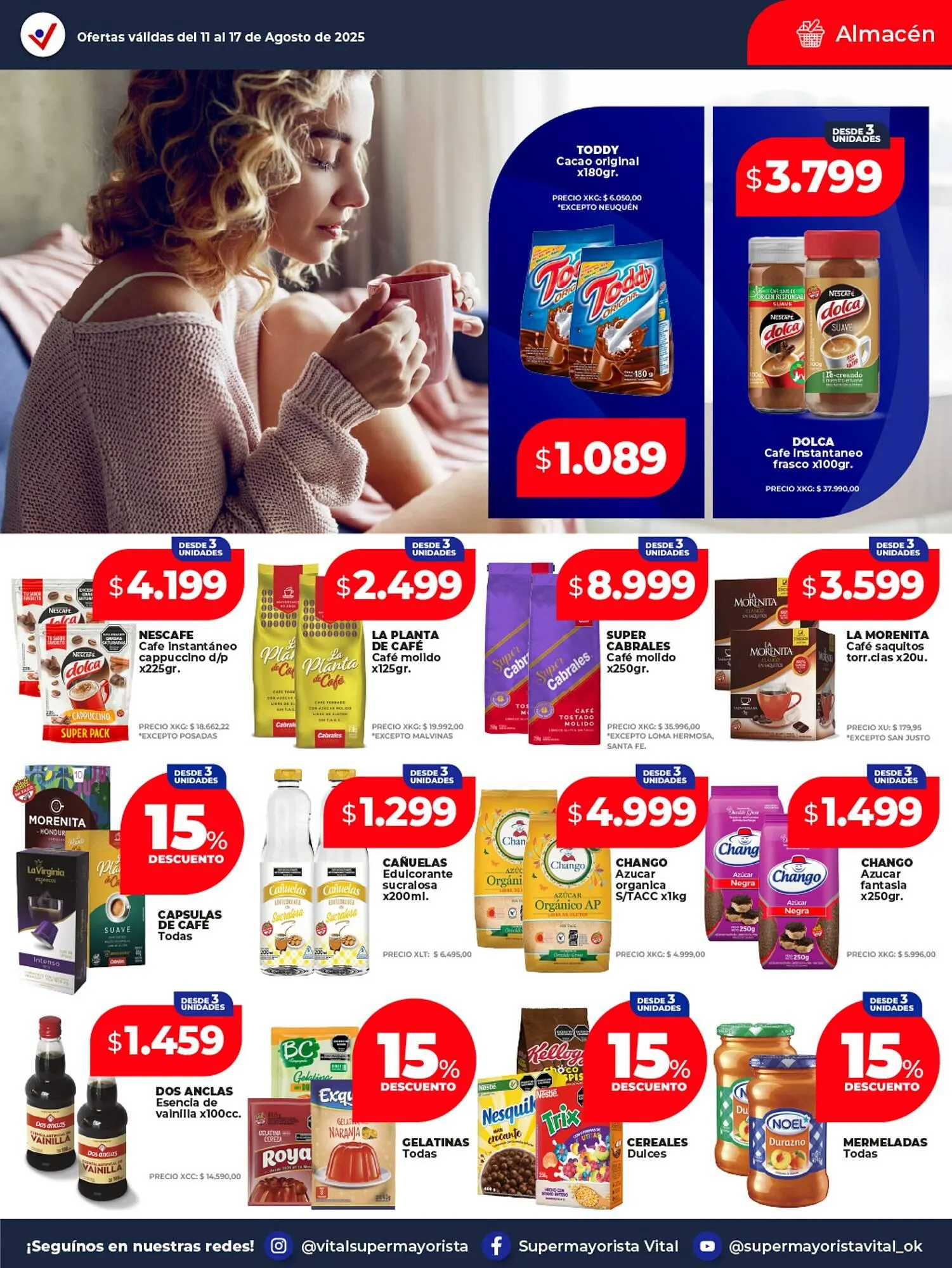 Ofertas de Catálogo Supermayorista Vital 11 de agosto al 17 de agosto 2025 - Página 17 del catálogo