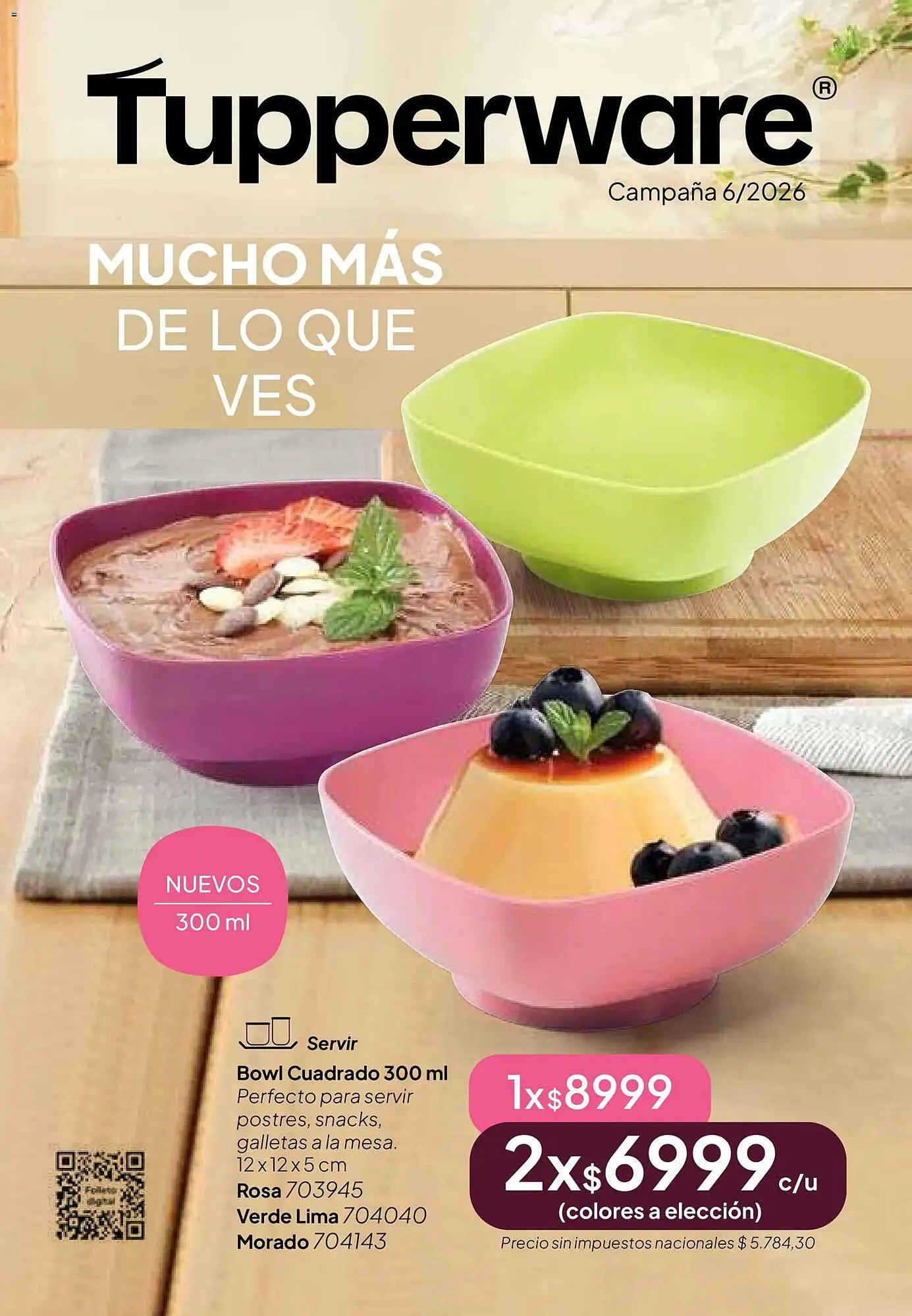 Ofertas de Folleto Tupperware 9 de marzo al 31 de marzo 2026 - Página 1 del catálogo