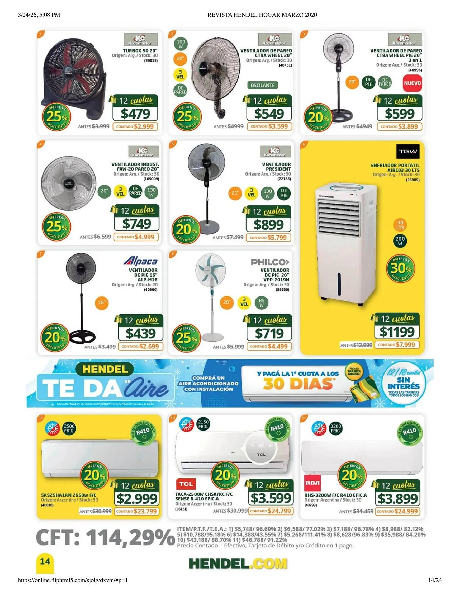 Ofertas de Catálogo Hendel 24 de marzo al 31 de marzo 2026 - Página 14 del catálogo