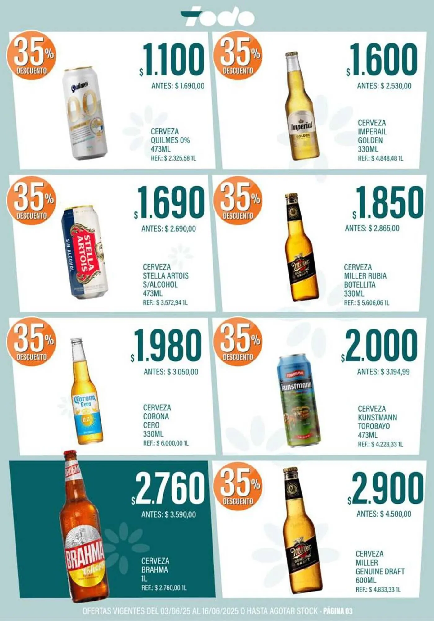 Ofertas de Catálogo Supermercados Todo 4 de junio al 16 de junio 2025 - Página 3 del catálogo
