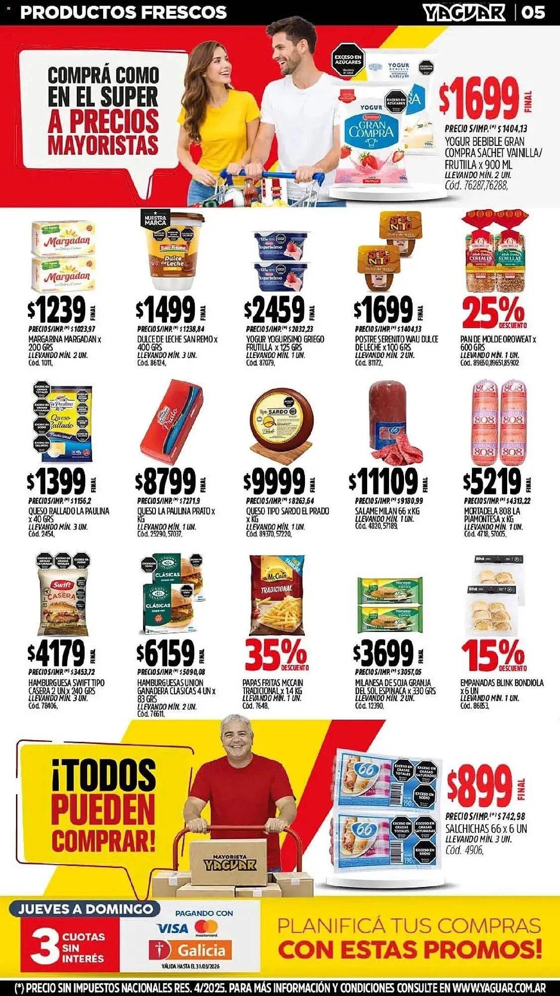 Ofertas de Catálogo Supermercados Yaguar 2 de marzo al 8 de marzo 2026 - Página 5 del catálogo