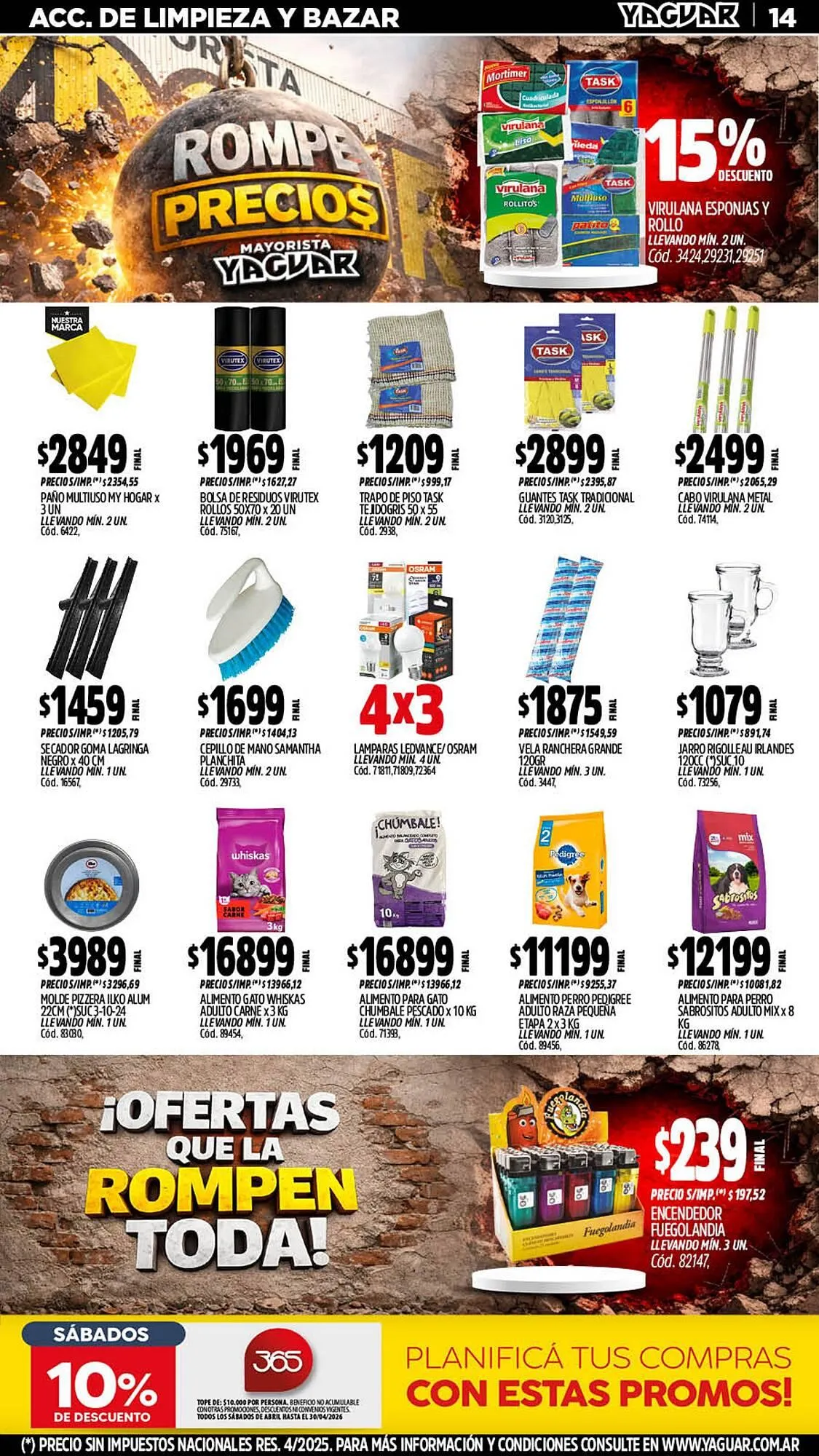 Ofertas de Catálogo Supermercados Yaguar 6 de abril al 12 de abril 2026 - Página 14 del catálogo