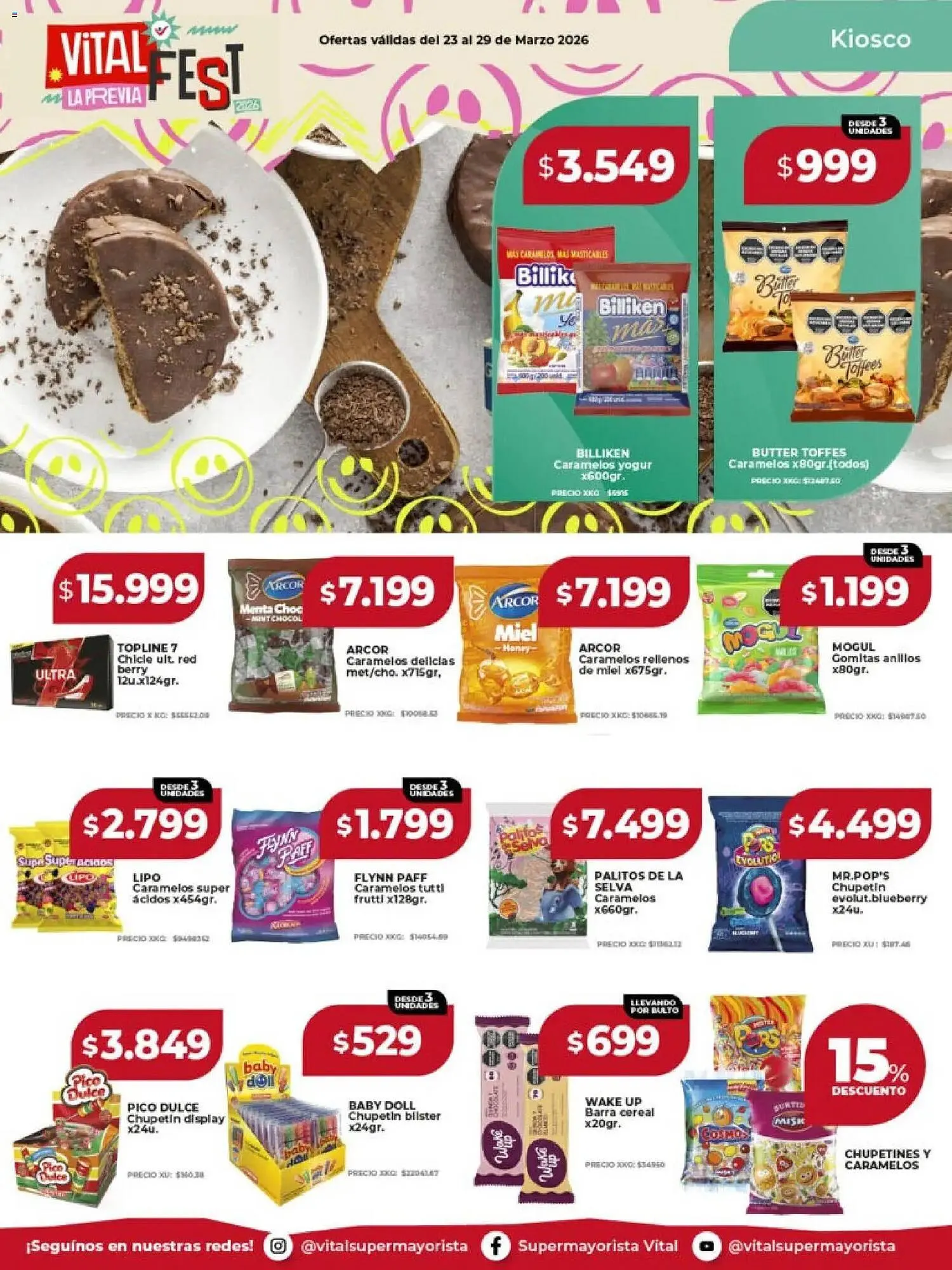 Ofertas de Catálogo Supermayorista Vital 23 de marzo al 29 de marzo 2026 - Página 18 del catálogo
