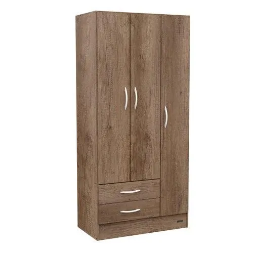 Placard 3 puertas 2 cajones pack grei neb gris Mosconi