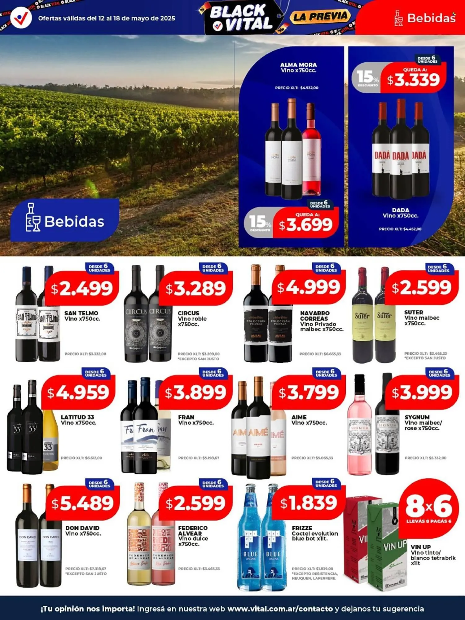 Ofertas de Catálogo Supermayorista Vital 12 de mayo al 18 de mayo 2025 - Página 22 del catálogo