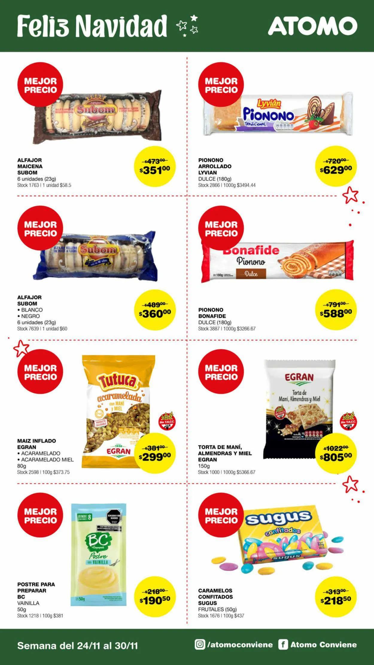 Ofertas de ATOMO Conviene 24 de noviembre al 30 de noviembre 2024 - Página 11 del catálogo