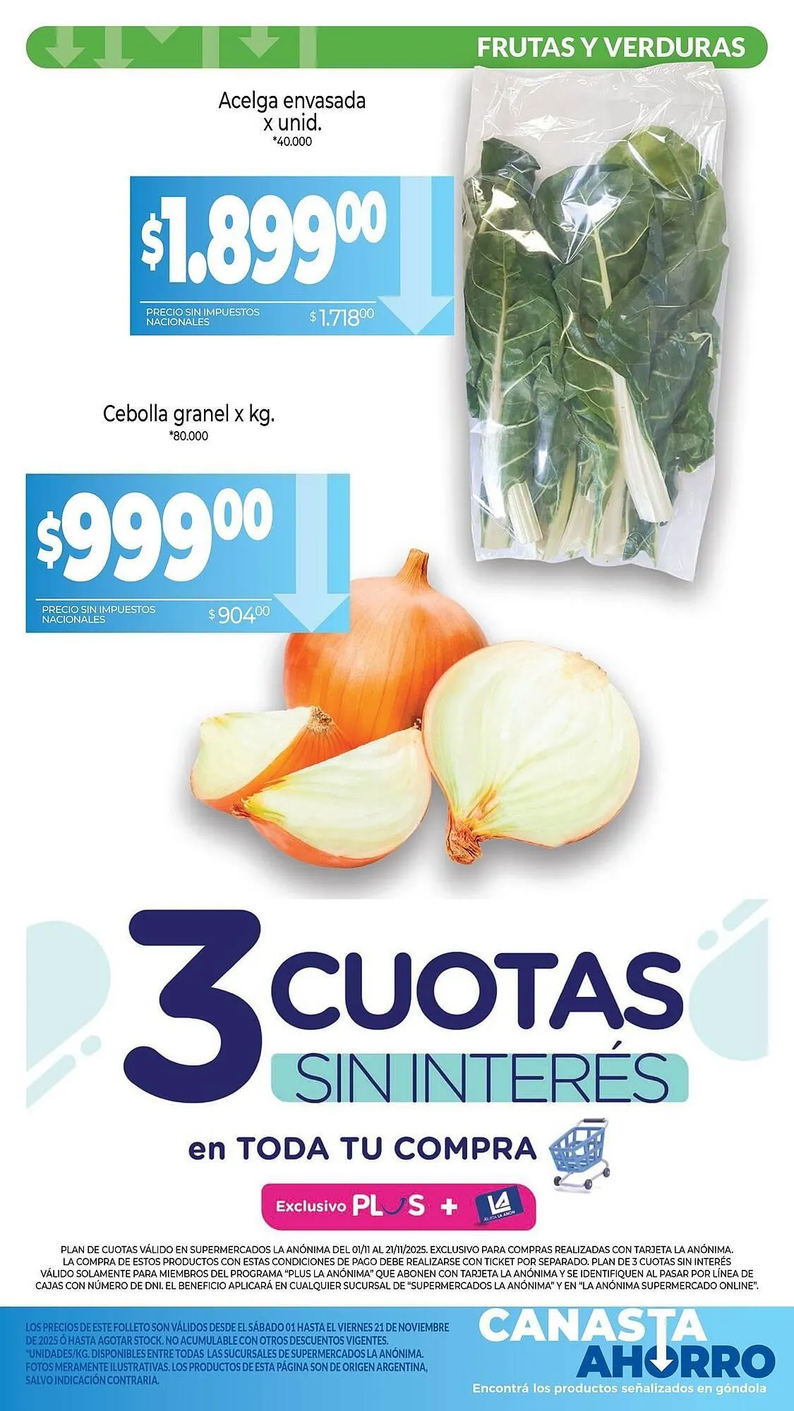 Ofertas de Catálogo La Anonima 1 de noviembre al 21 de noviembre 2025 - Página 3 del catálogo