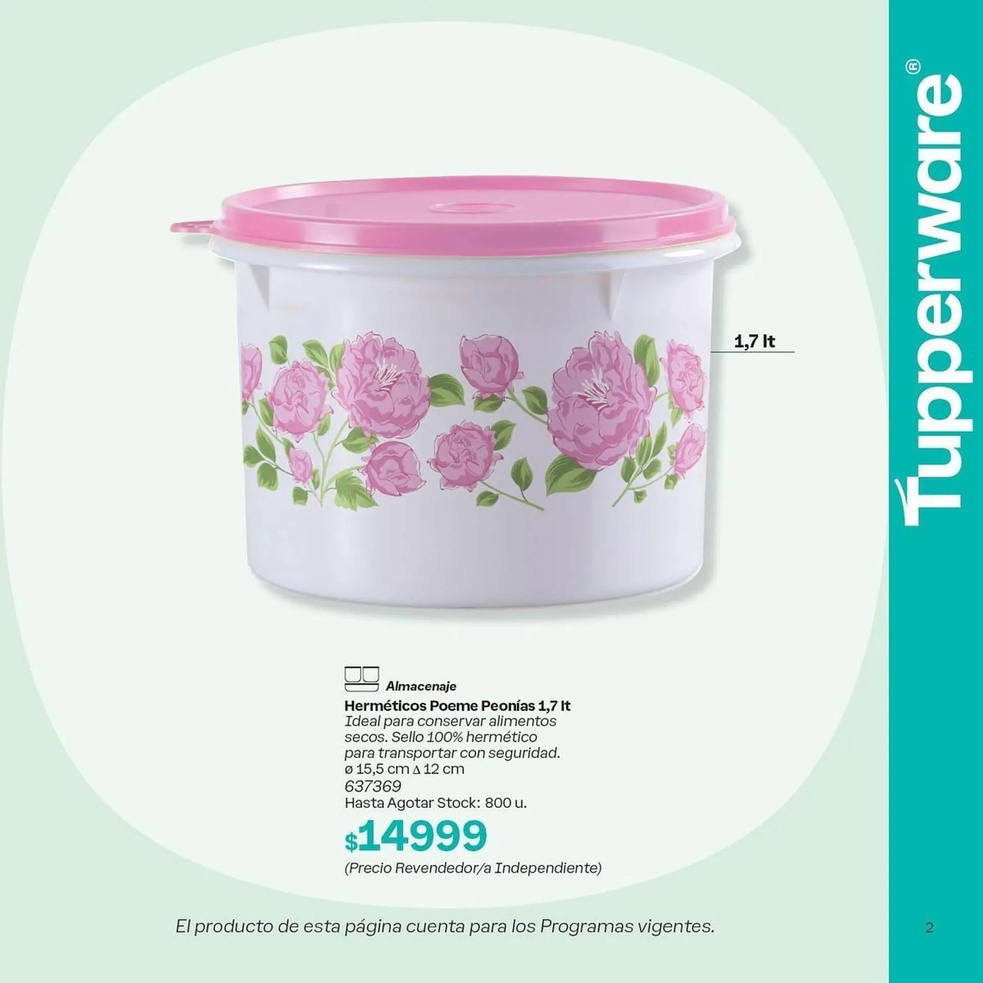 Ofertas de Catálogo Tupperware 28 de febrero al 31 de marzo 2025 - Página 2 del catálogo