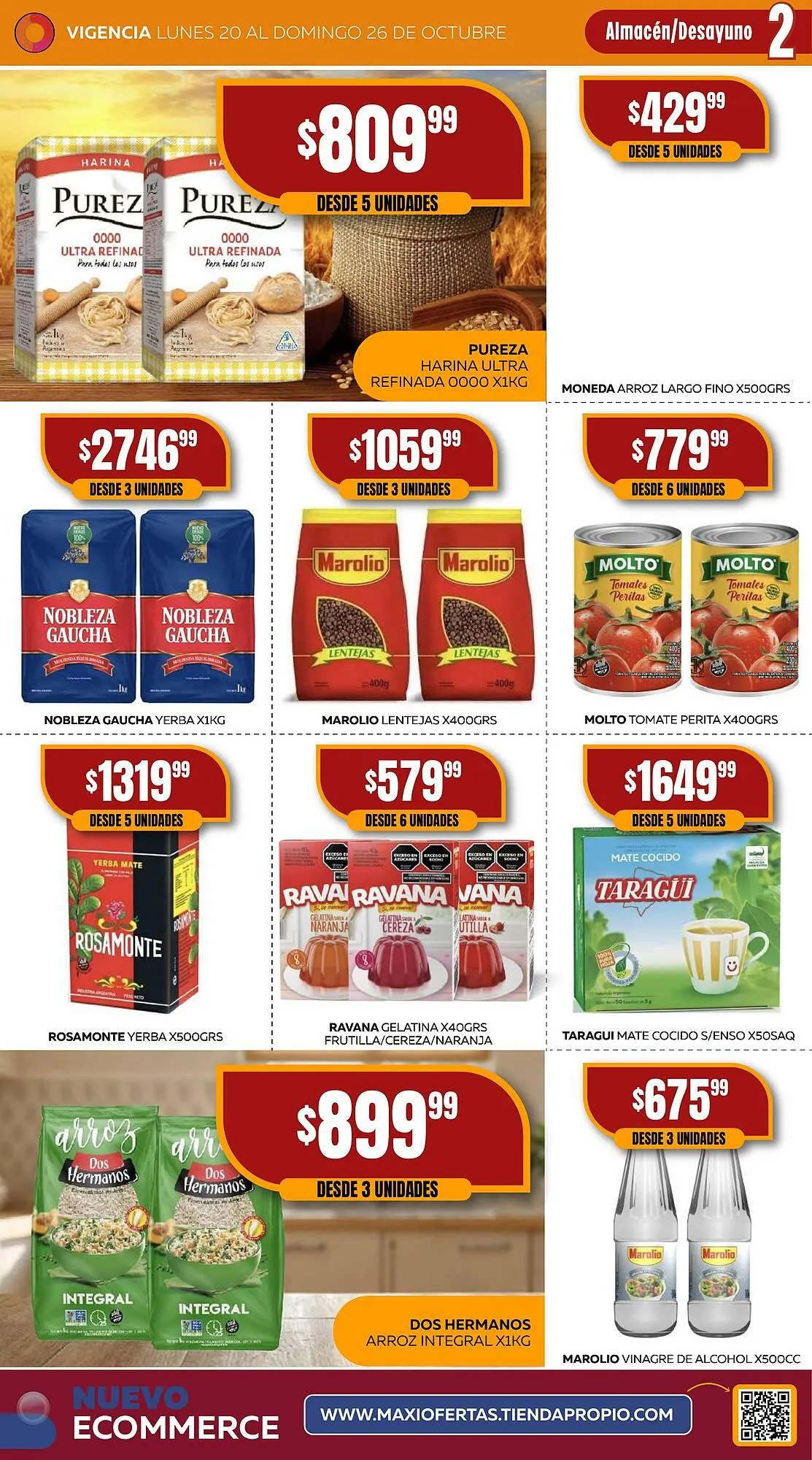 Ofertas de Catálogo Maxi Ofertas 20 de octubre al 26 de octubre 2025 - Página 2 del catálogo