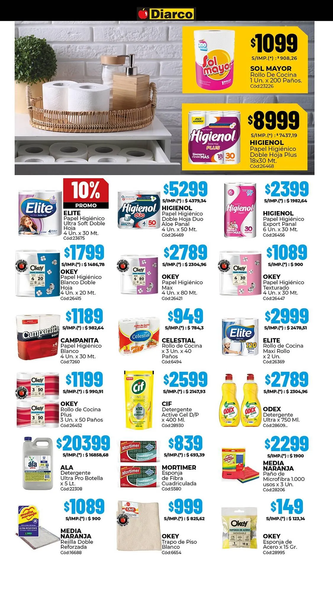 Ofertas de Catálogo Diarco 9 de marzo al 13 de marzo 2026 - Página 16 del catálogo