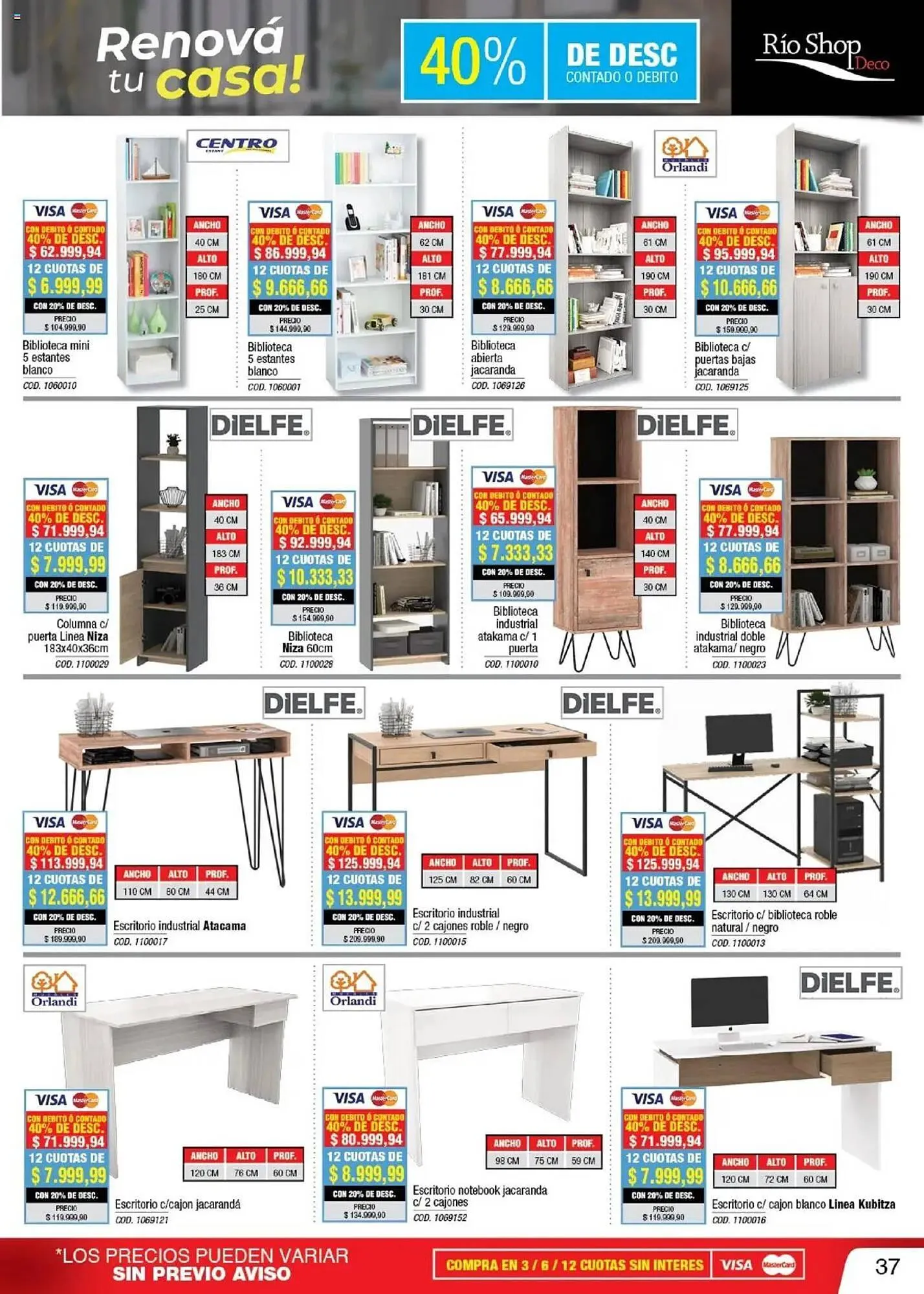 Ofertas de Catálogo Rio Shop Deco 20 de marzo al 30 de abril 2025 - Página 37 del catálogo