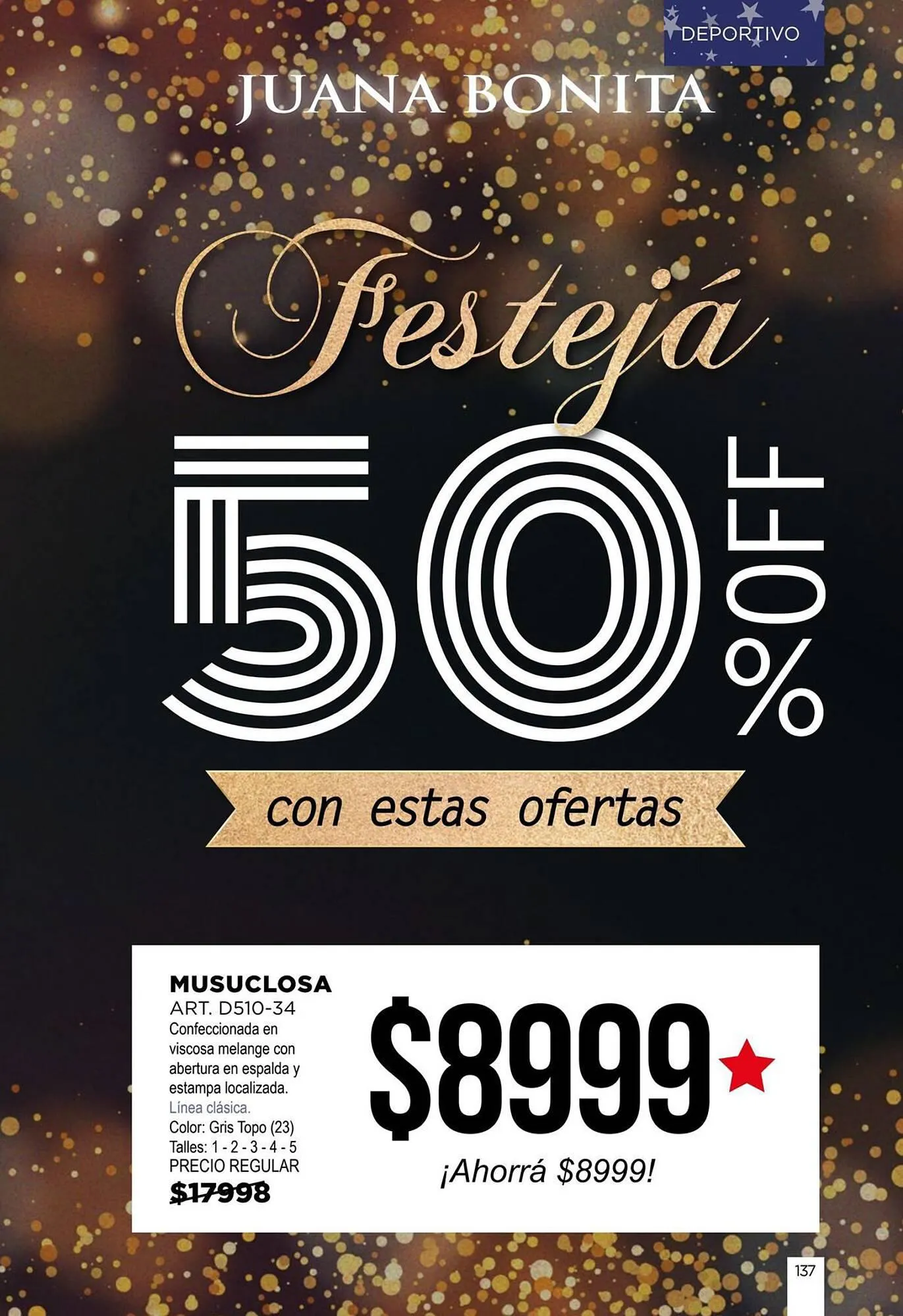 Ofertas de Catálogo Juana Bonita 27 de noviembre al 31 de diciembre 2023 - Página 41 del catálogo