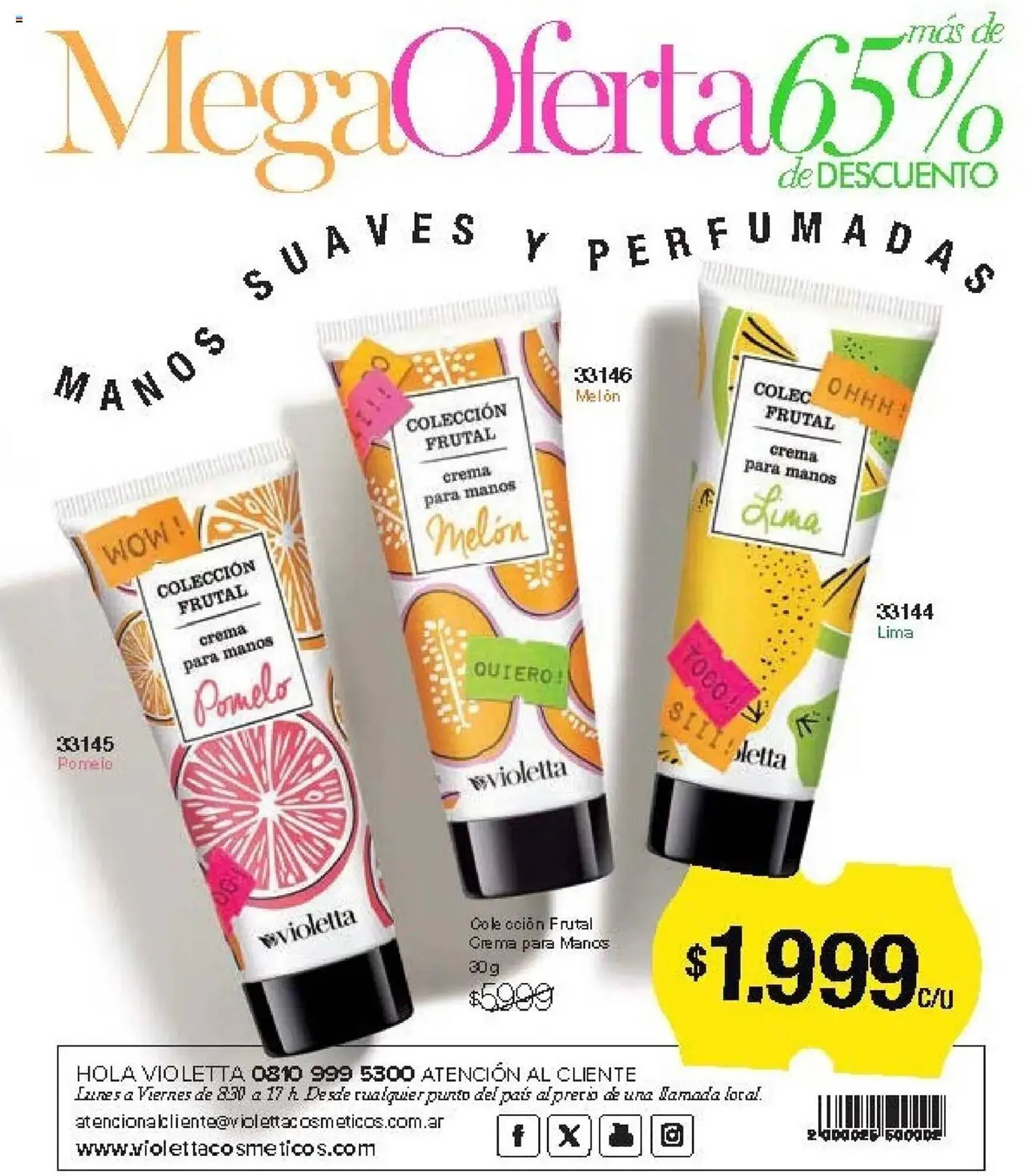 Ofertas de Catálogo Violetta Cosméticos 20 de marzo al 2 de abril 2025 - Página 155 del catálogo