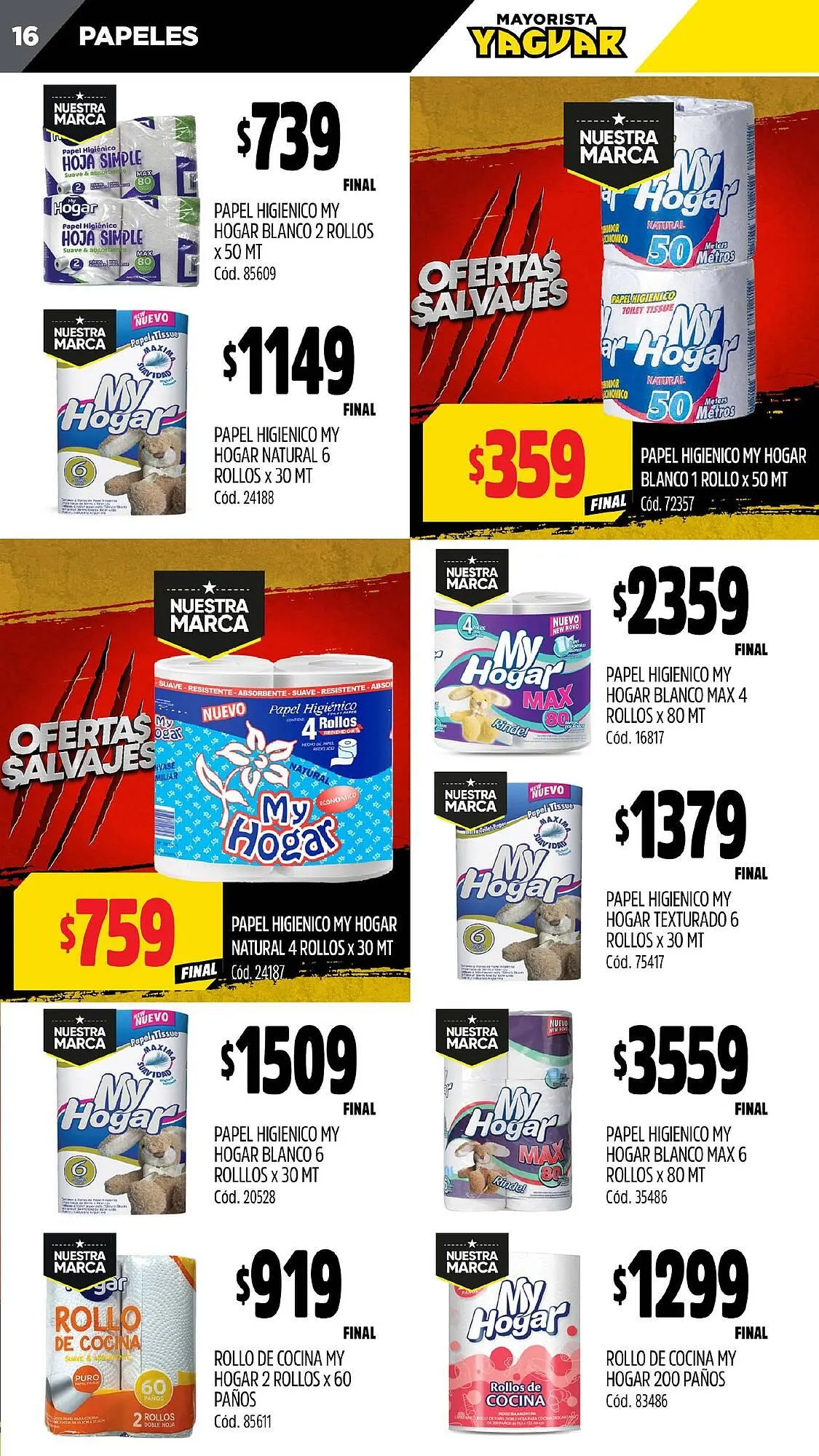 Ofertas de Catálogo Supermercados Yaguar 6 de enero al 12 de enero 2025 - Página 17 del catálogo