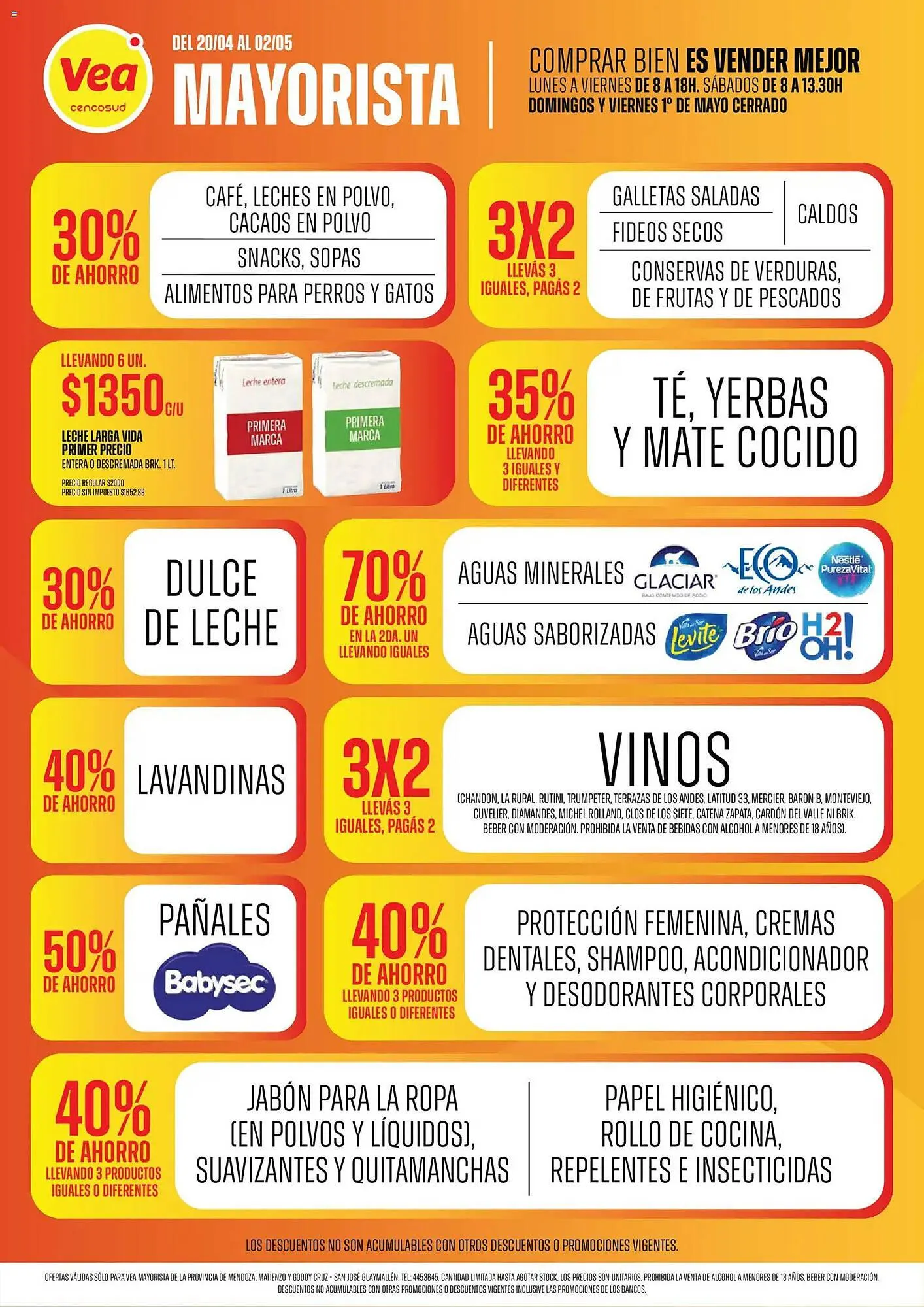 Ofertas de Catálogo Supermercados Vea 20 de abril al 2 de mayo 2026 - Página 1 del catálogo