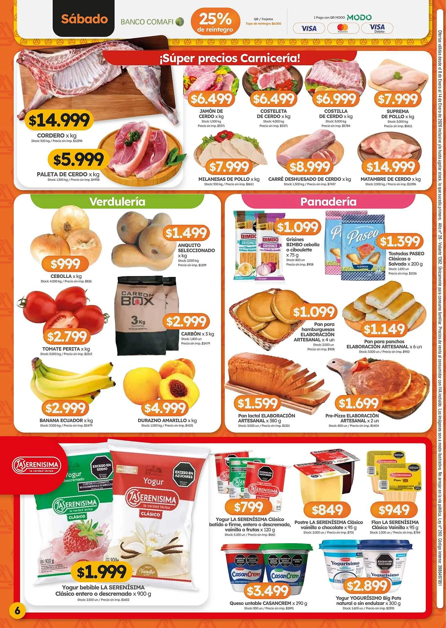 Ofertas de Folleto Cordiez 8 de enero al 14 de enero 2026 - Página 6 del catálogo