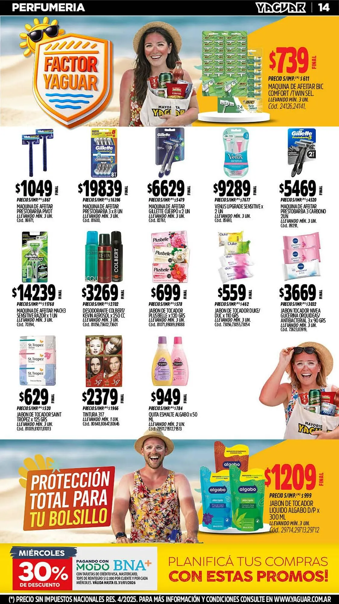 Ofertas de Catálogo Supermercados Yaguar 19 de enero al 25 de enero 2026 - Página 14 del catálogo