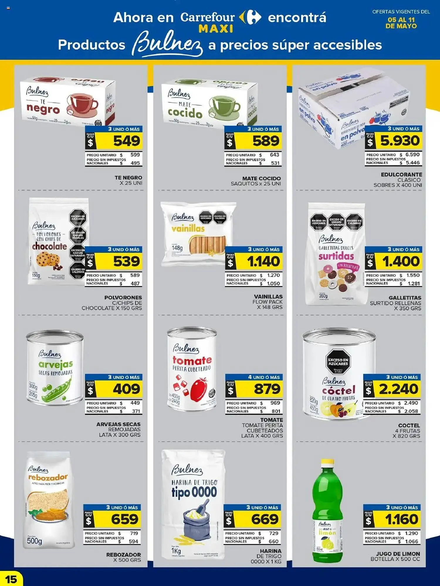 Ofertas de Catálogo Carrefour Maxi 3 de mayo al 13 de mayo 2025 - Página 15 del catálogo
