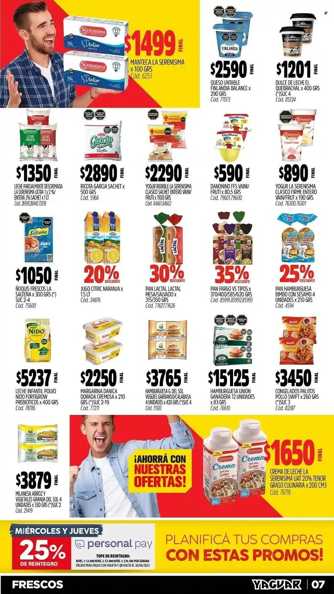 Ofertas de Catálogo Supermercados Yaguar 14 de abril al 21 de abril 2025 - Página 7 del catálogo
