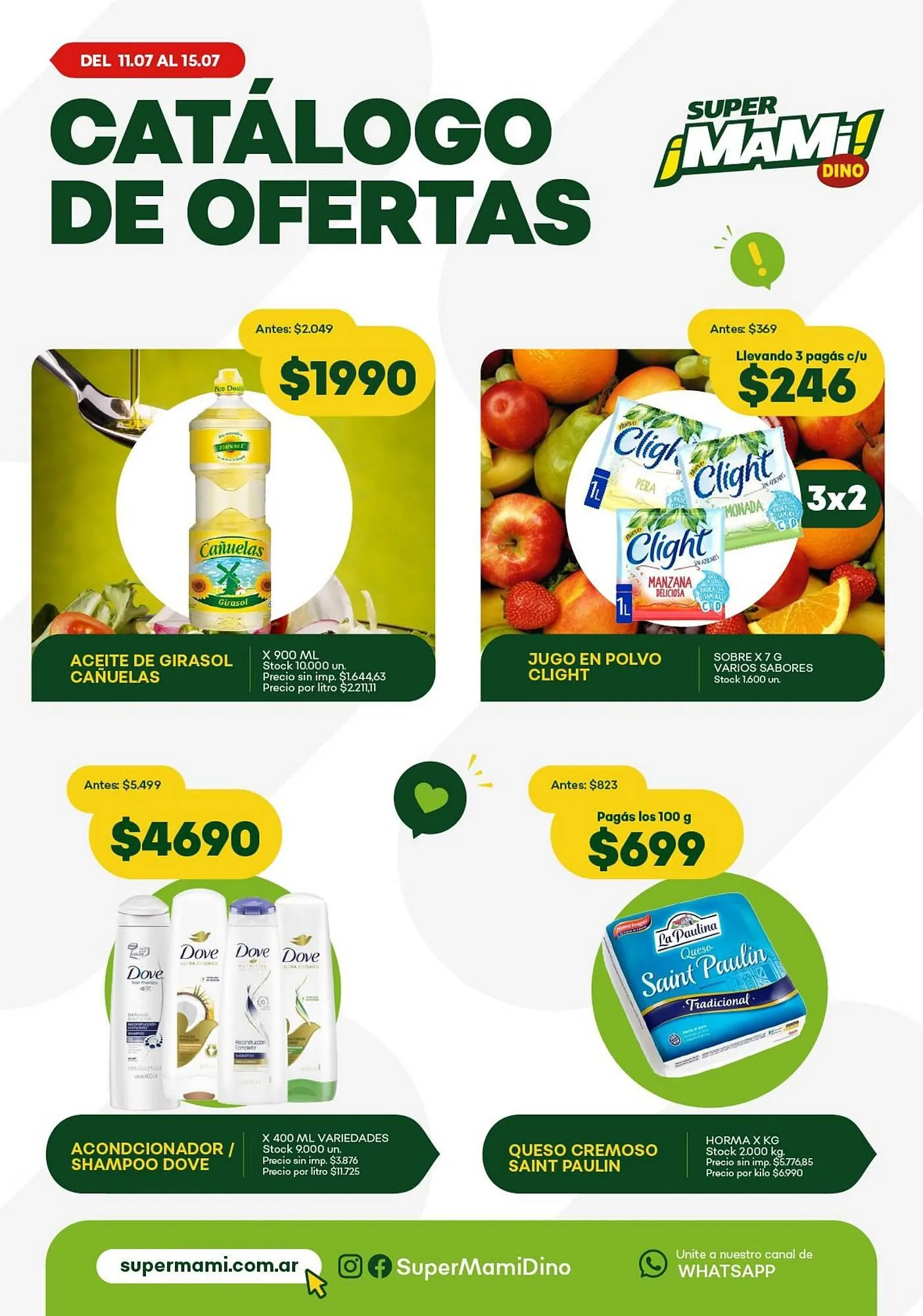 Ofertas de Catálogo Super MAMI 10 de julio al 17 de julio 2025 - Página 1 del catálogo