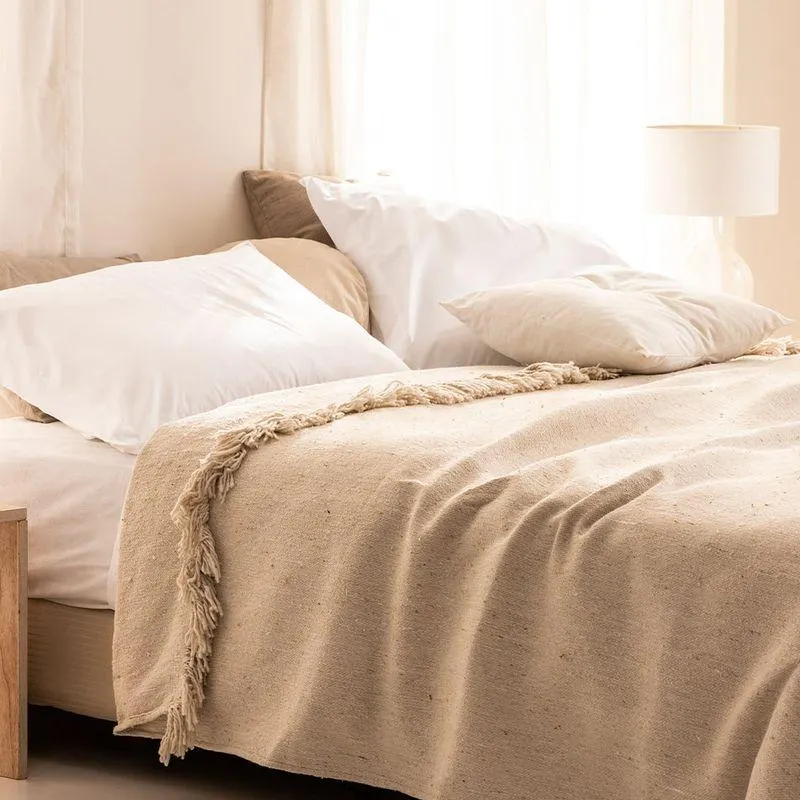 Cubrecama Queen Size Fibras Recuperadas