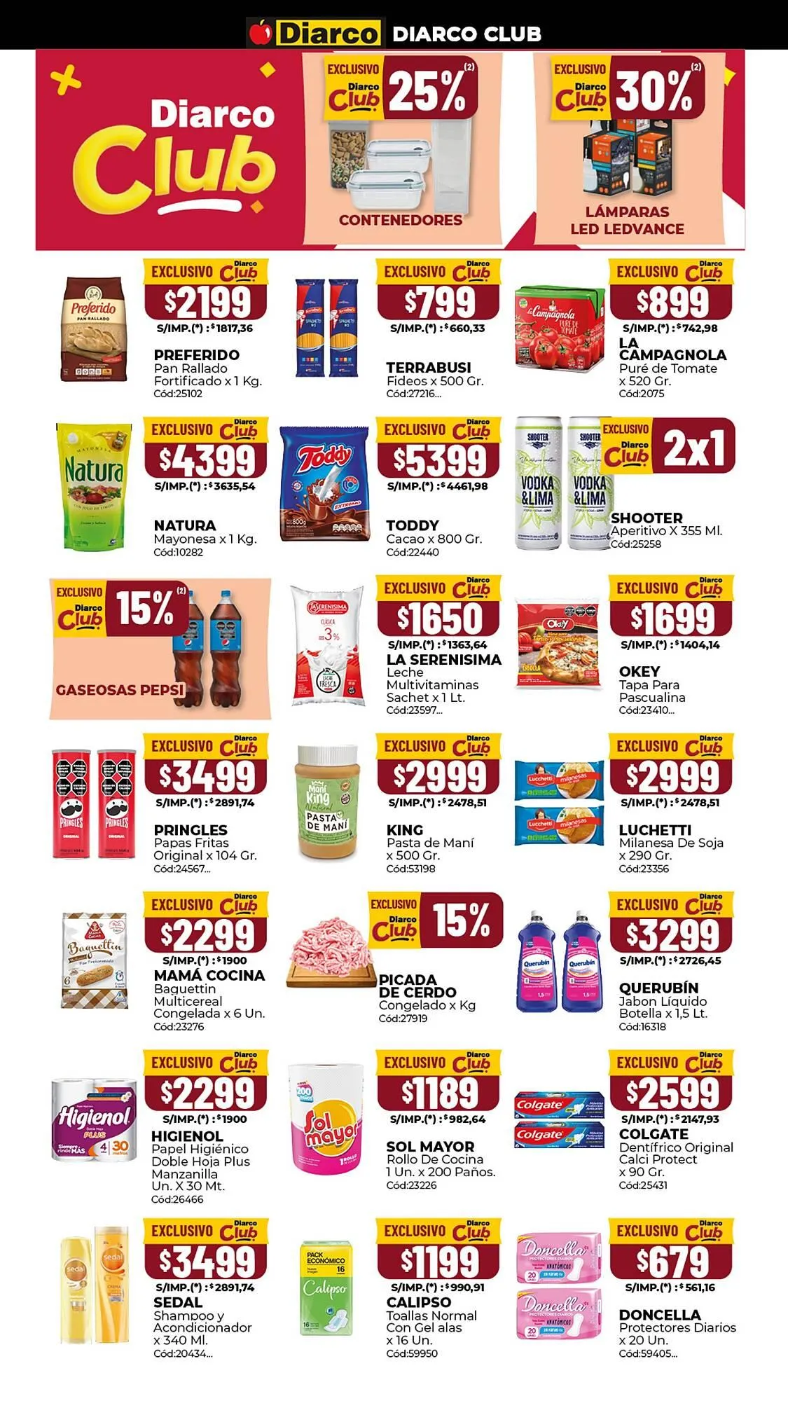 Ofertas de Catálogo Diarco 16 de marzo al 20 de marzo 2026 - Página 9 del catálogo