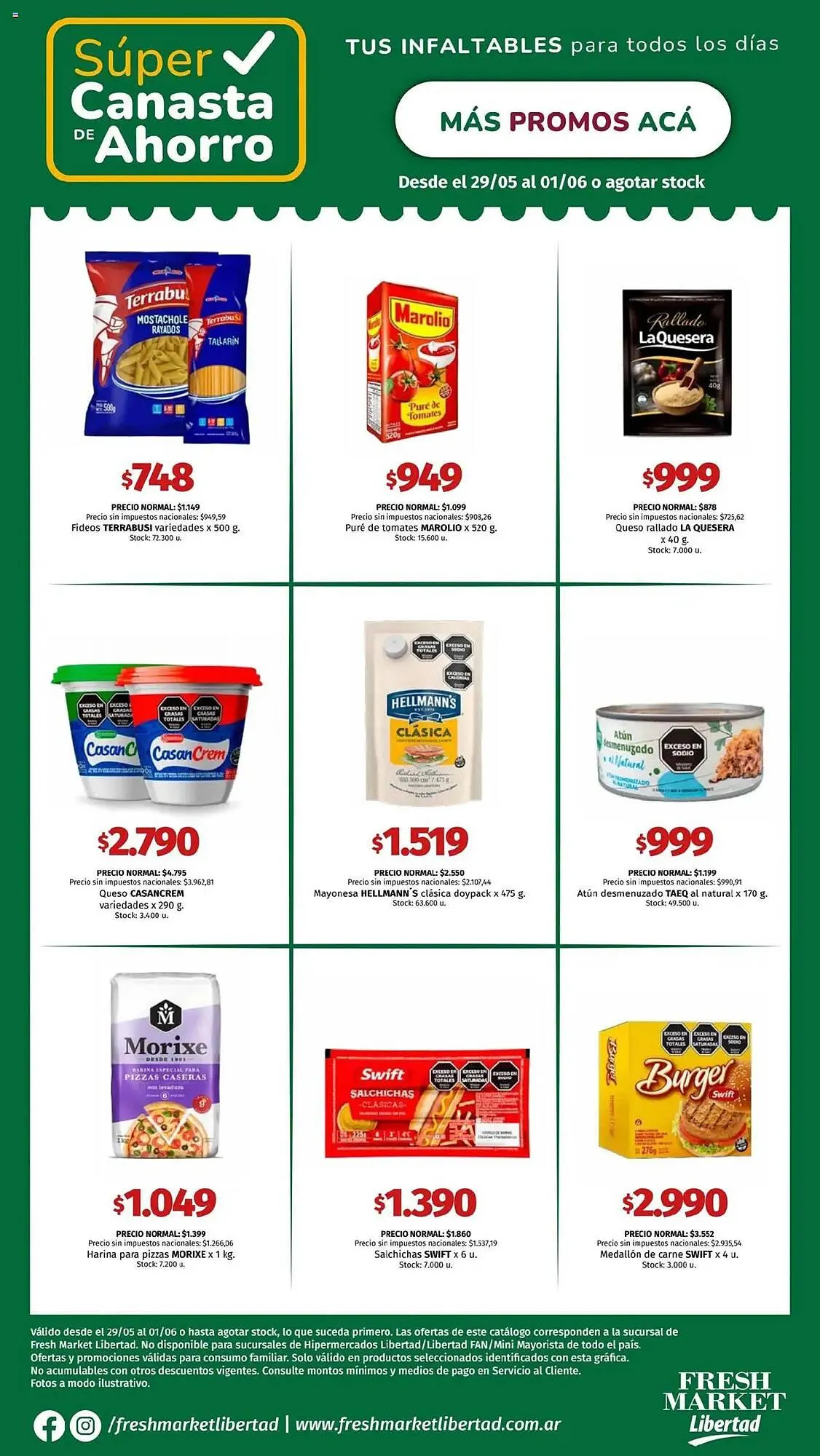 Ofertas de Catálogo Hipermercado Libertad 29 de mayo al 2 de junio 2025 - Página 1 del catálogo