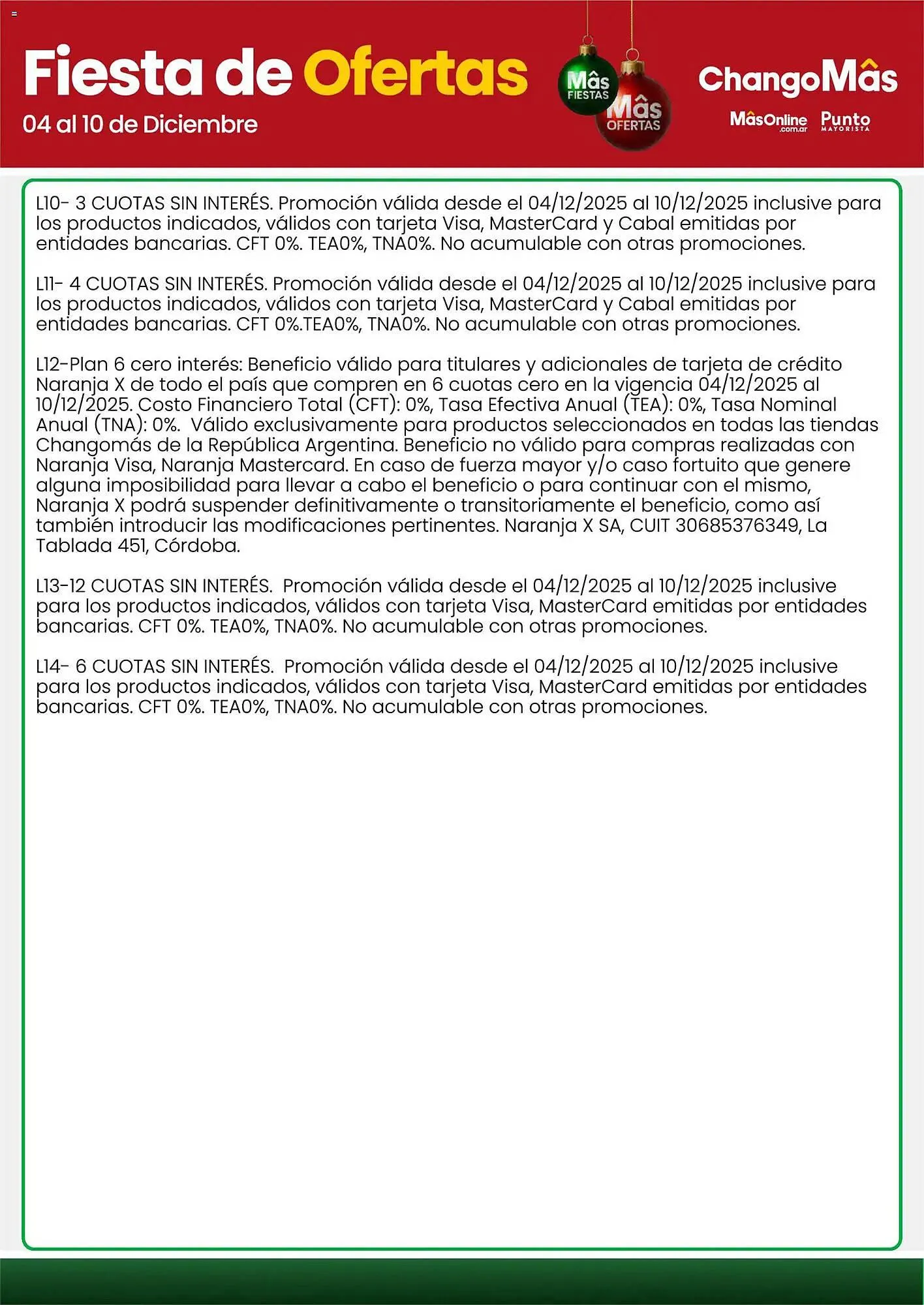 Ofertas de Catálogo Changomas 4 de diciembre al 10 de diciembre 2025 - Página 19 del catálogo