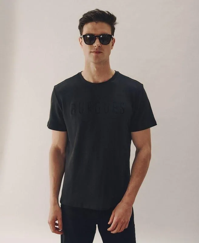 Remera Interlock Bordada Hefty