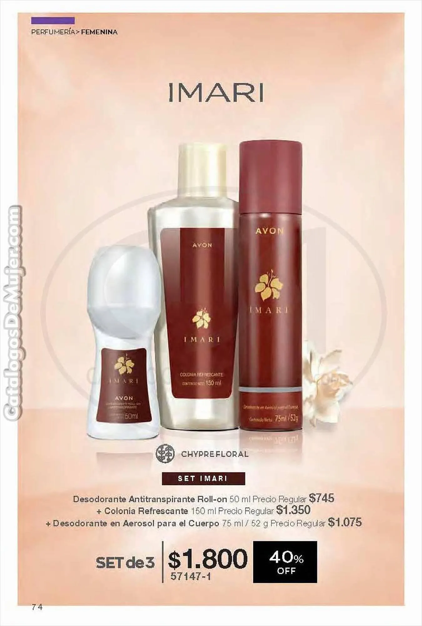 Ofertas de Catálogo Avon 23 de octubre al 19 de noviembre 2023 - Página 74 del catálogo