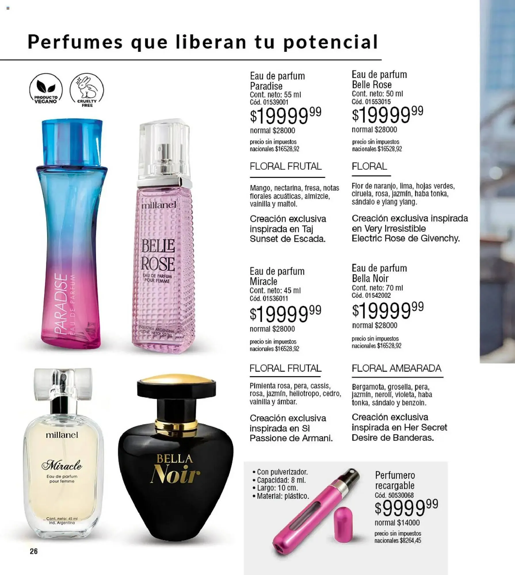 Ofertas de Catálogo Millanel Cosmética 27 de abril al 25 de mayo 2026 - Página 26 del catálogo