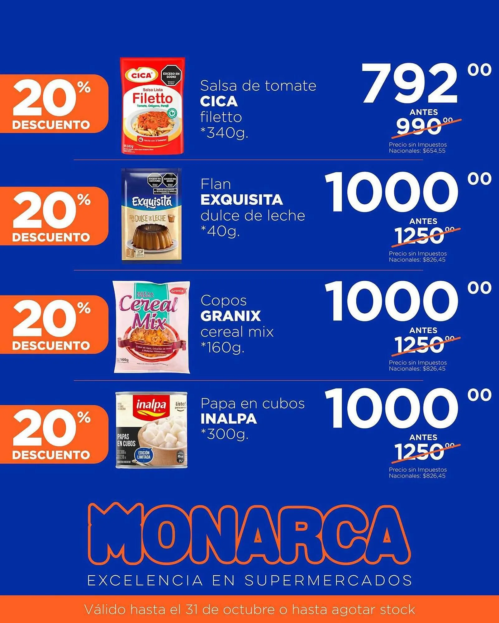 Ofertas de Catálogo Supermercados Monarca 2 de octubre al 31 de octubre 2025 - Página 3 del catálogo