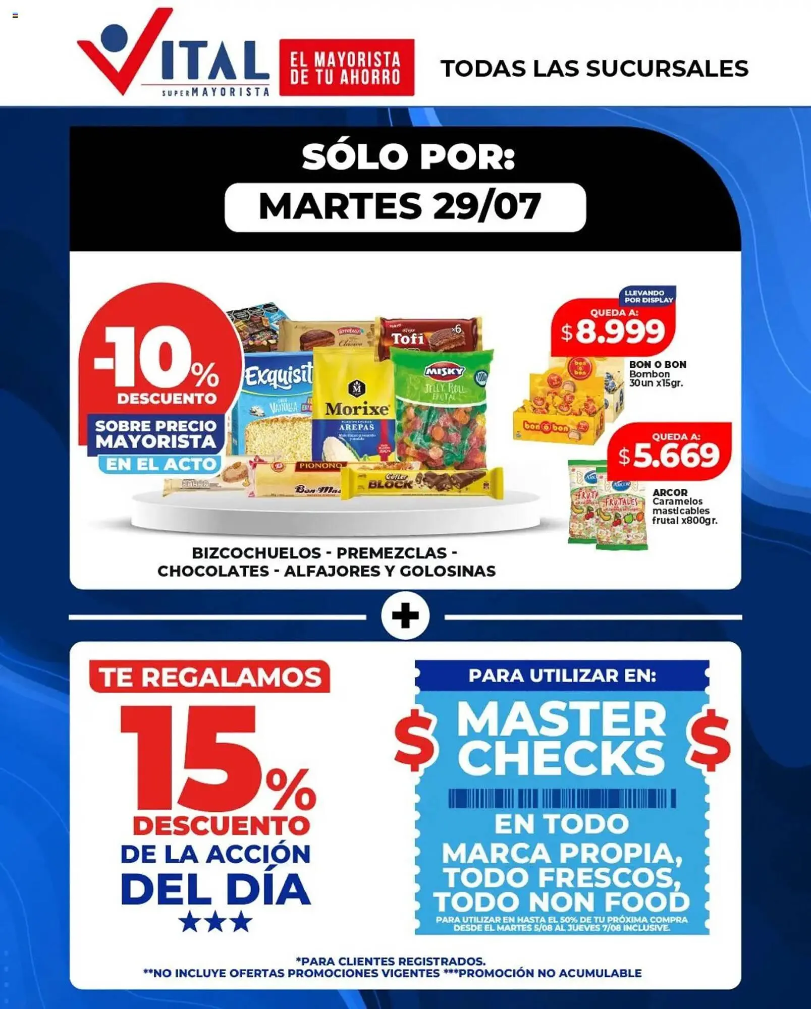 Ofertas de Catálogo Supermayorista Vital 29 de julio al 29 de julio 2025 - Página 1 del catálogo