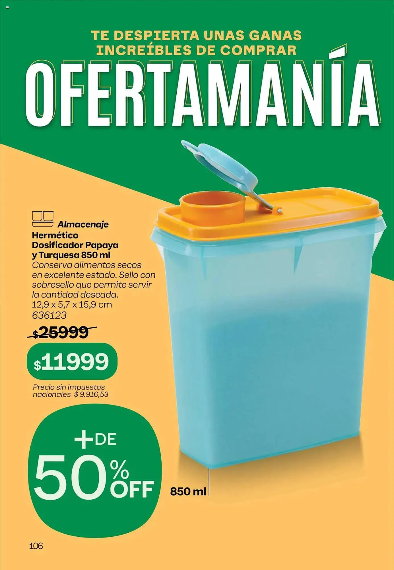 Ofertas de Catálogo Tupperware 16 de junio al 10 de julio 2025 - Página 107 del catálogo
