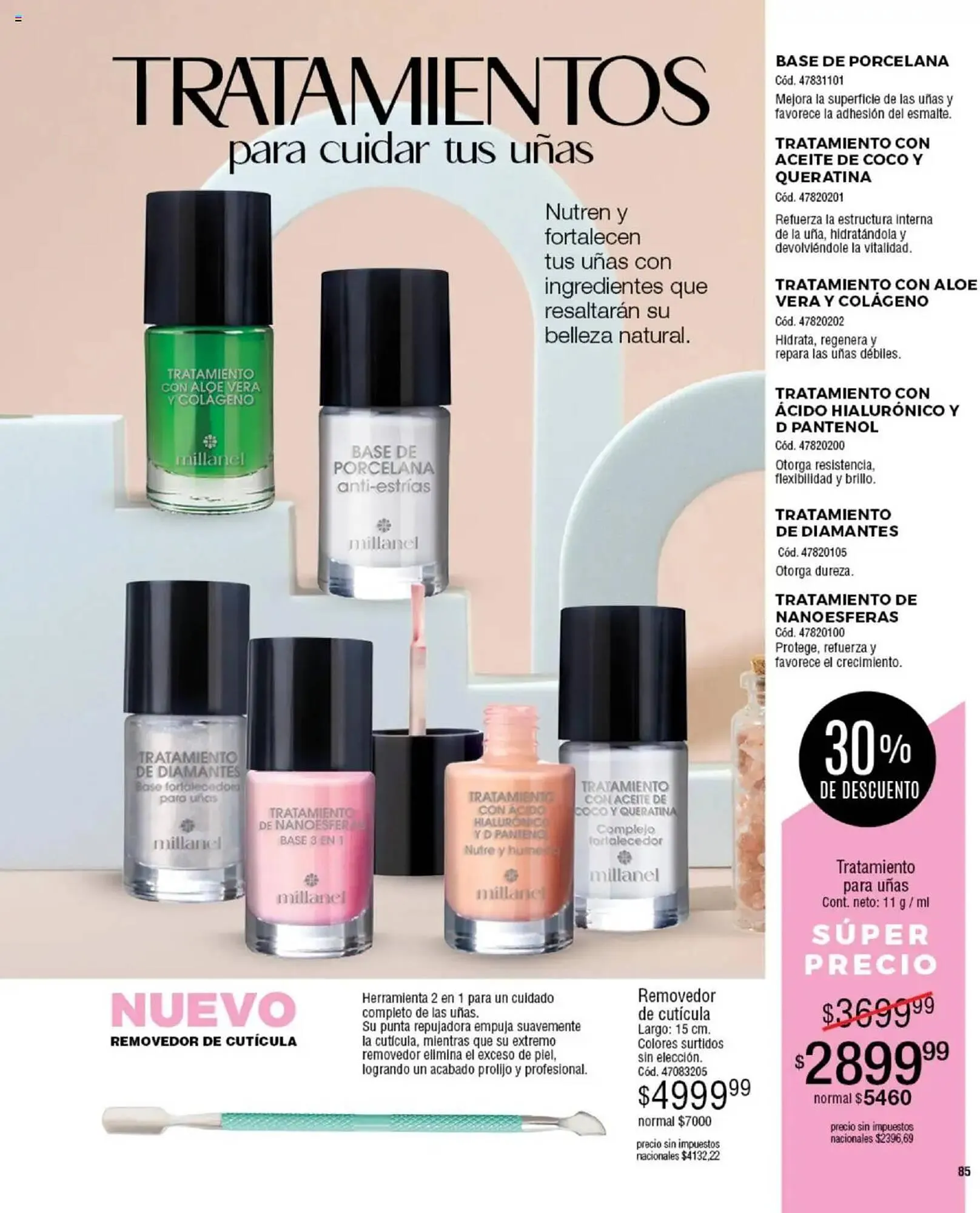 Ofertas de Catálogo Millanel Cosmética 15 de septiembre al 20 de octubre 2025 - Página 85 del catálogo