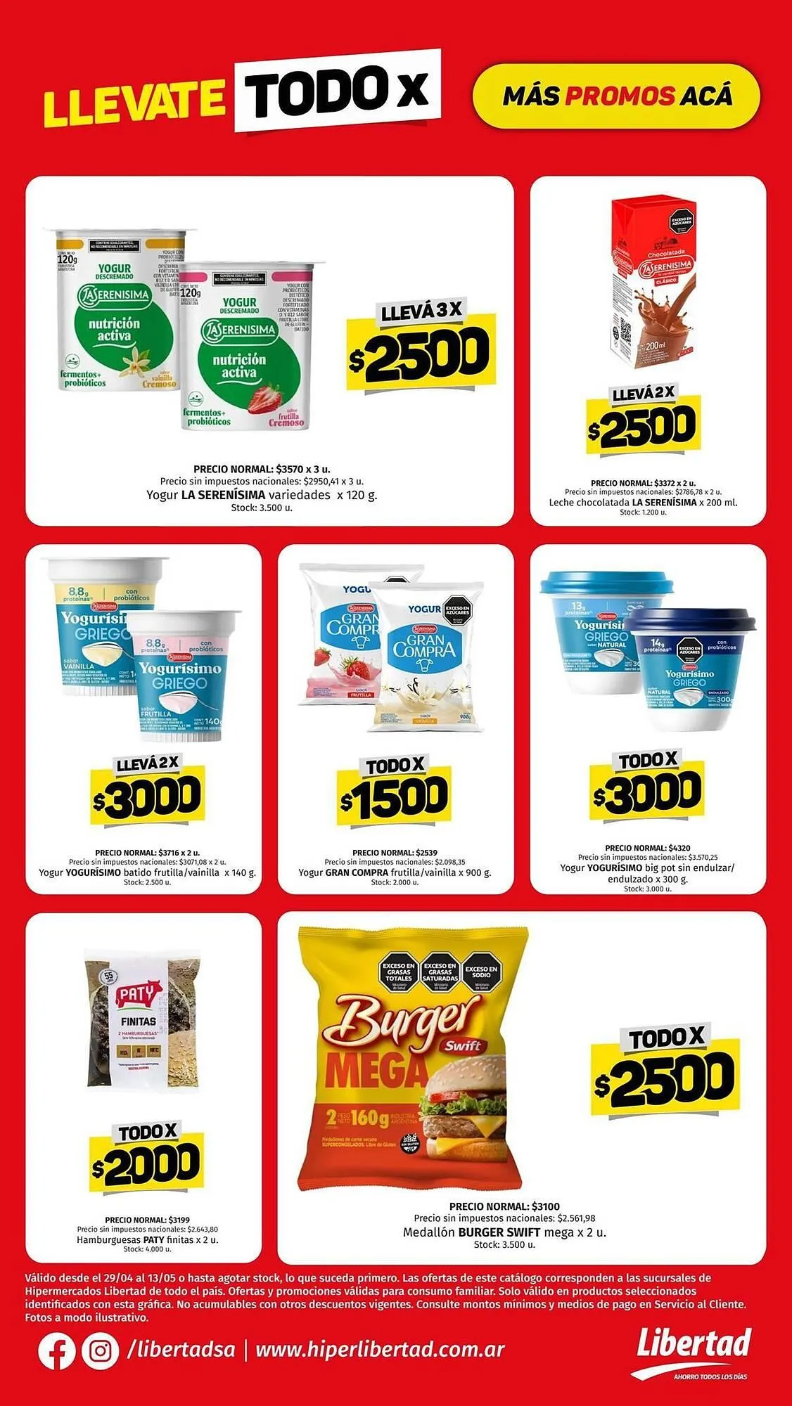 Ofertas de Catálogo Hipermercado Libertad 4 de mayo al 13 de mayo 2026 - Página 9 del catálogo