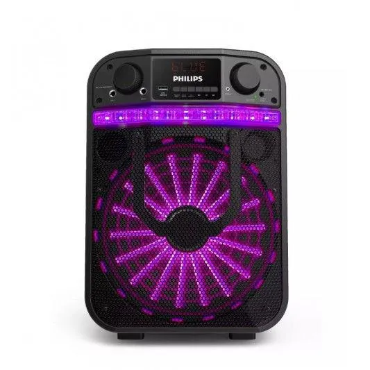 PHILIPS PARLANTE PORTATIL TAX-2206/77 PARTY SPEAKER BLUETOOTH 40W RMS