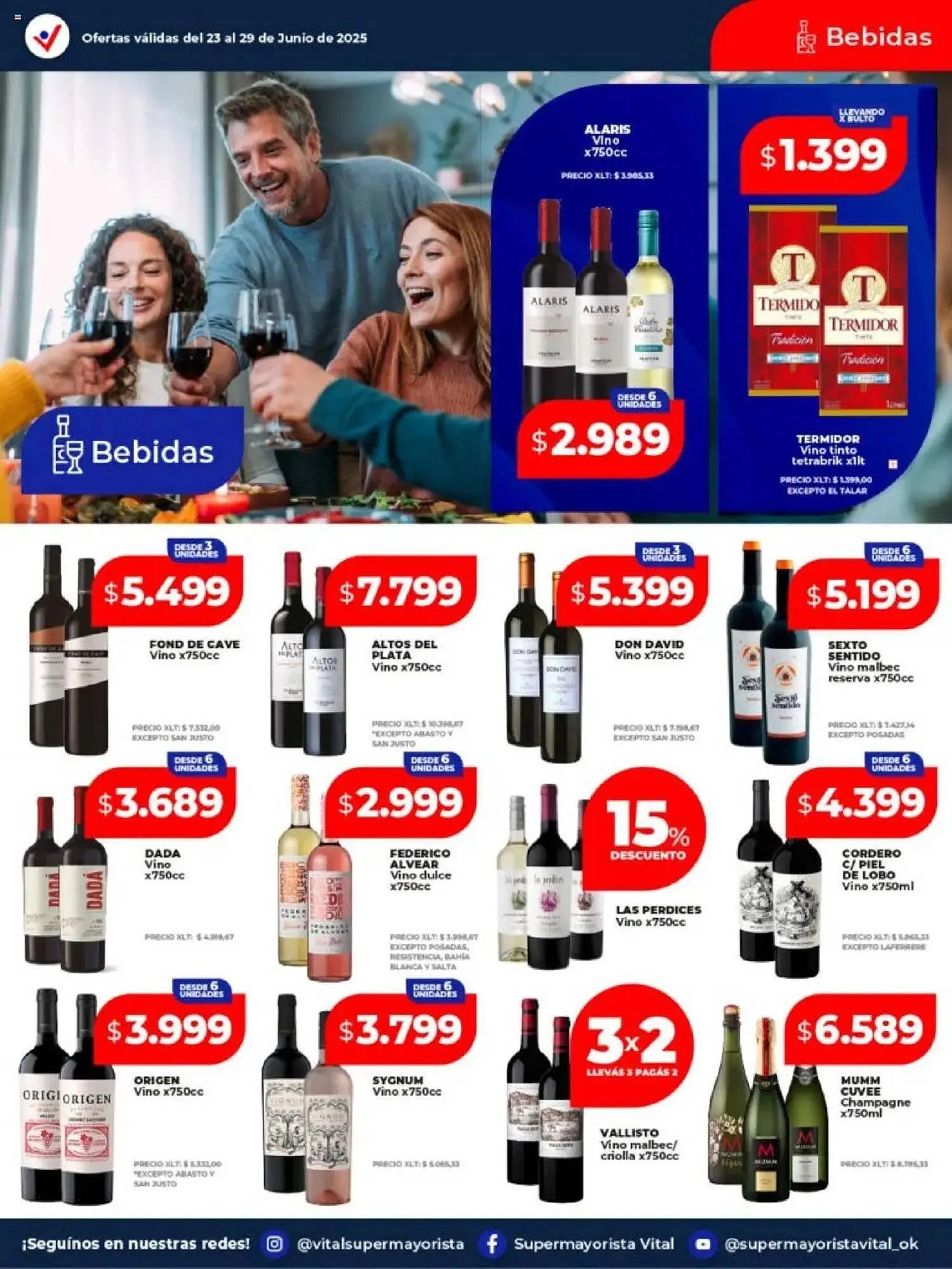 Ofertas de Catálogo Supermayorista Vital 23 de junio al 29 de junio 2025 - Página 10 del catálogo